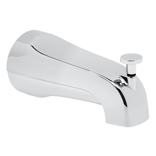 American Standard 8888026.002 Bath Slip-On Diverter Tub Spout, 4 in, Polished Chrome (for 1/2" Copper Water Tube)