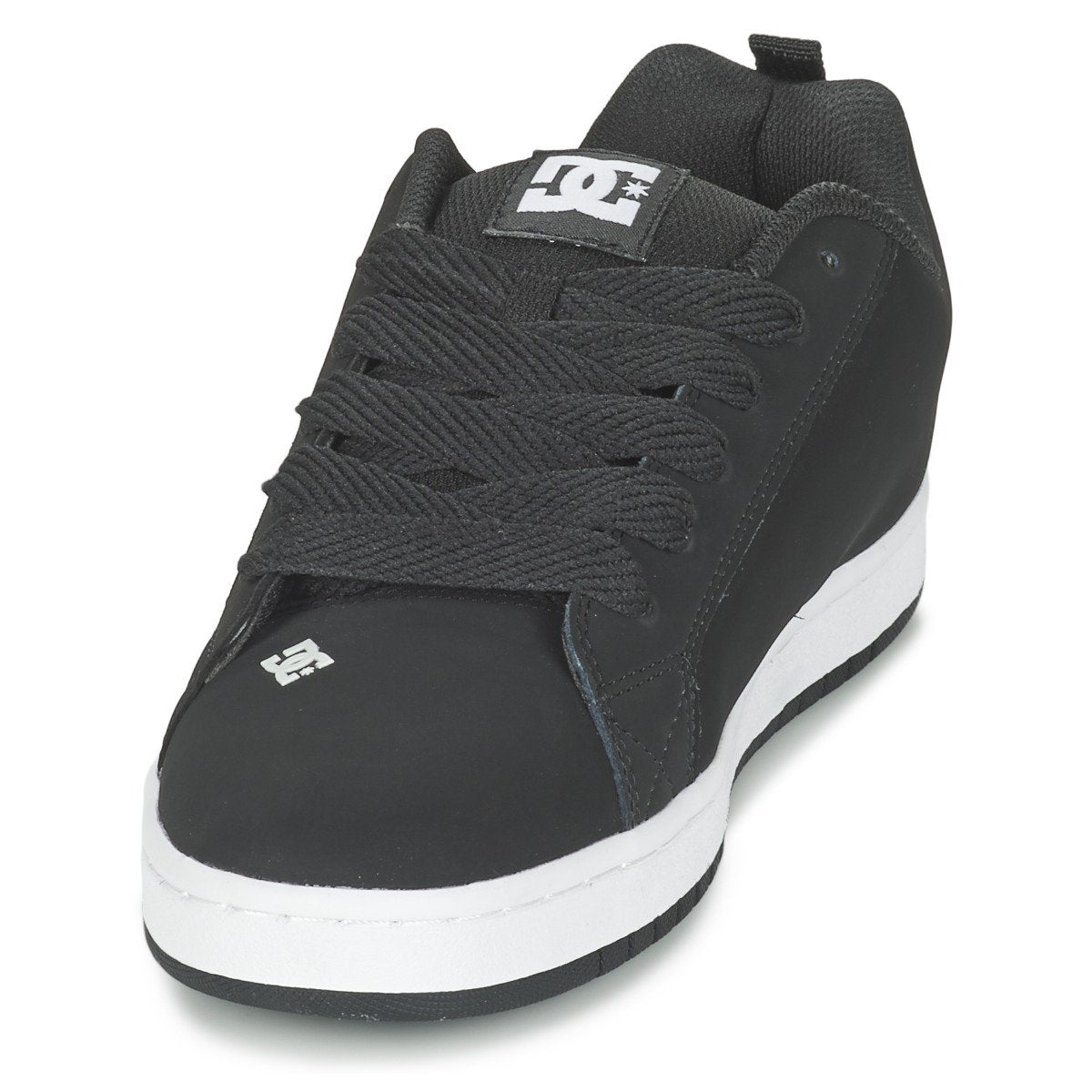 DC Men's Court Graffik Sneaker, Black, 11 M US