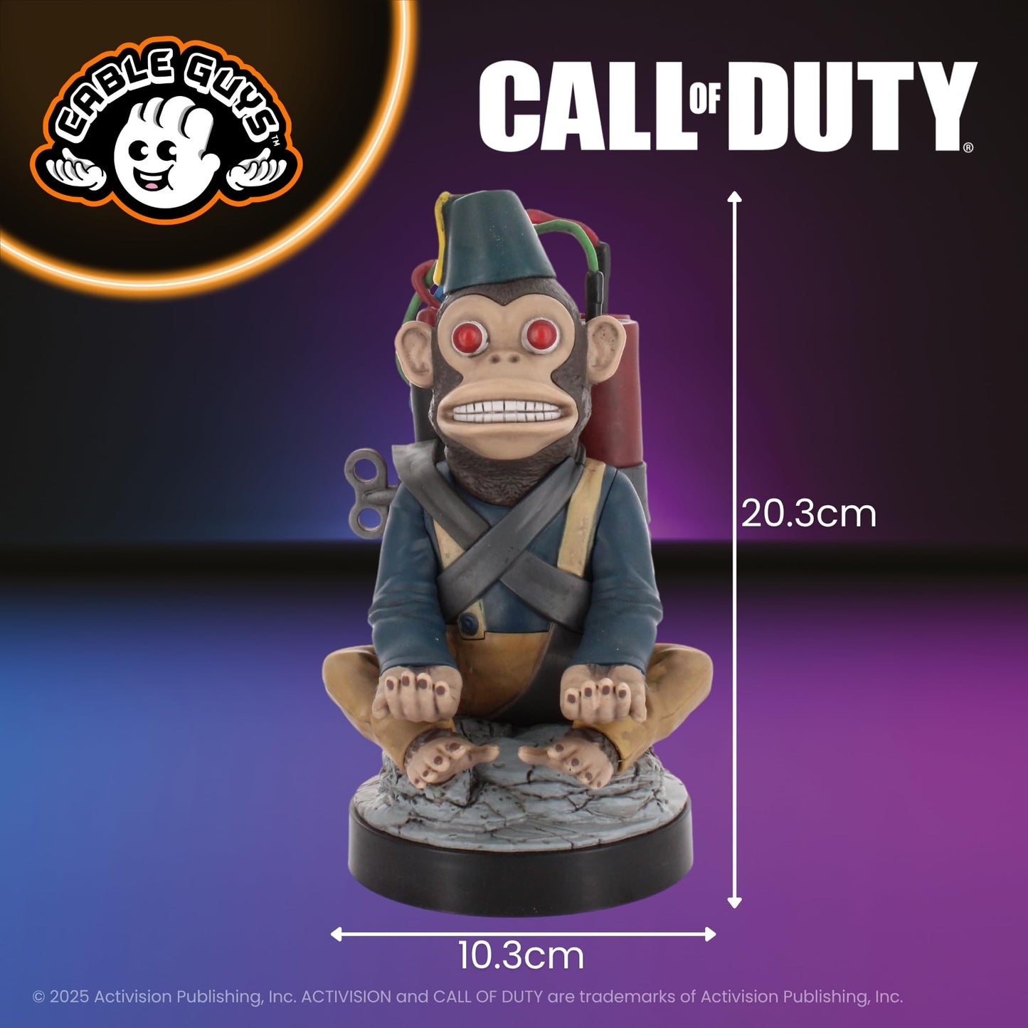 Cable Guys - Activision Call of Duty (Black Ops Cold War) Monkey Bomb Controller and Phone Holder (PS4/)
