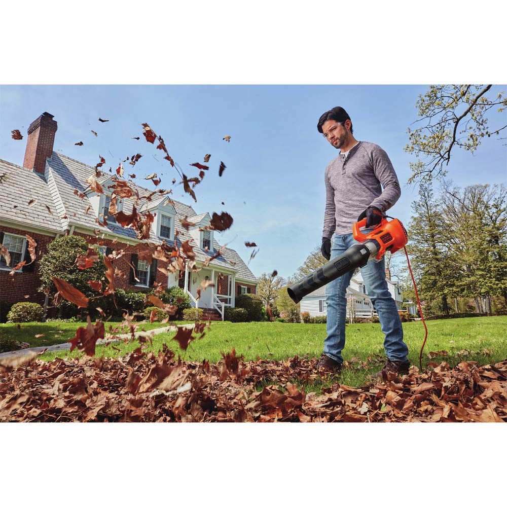 BLACK+DECKER Leaf Blower, Axial, 9-Amp (BEBL750)