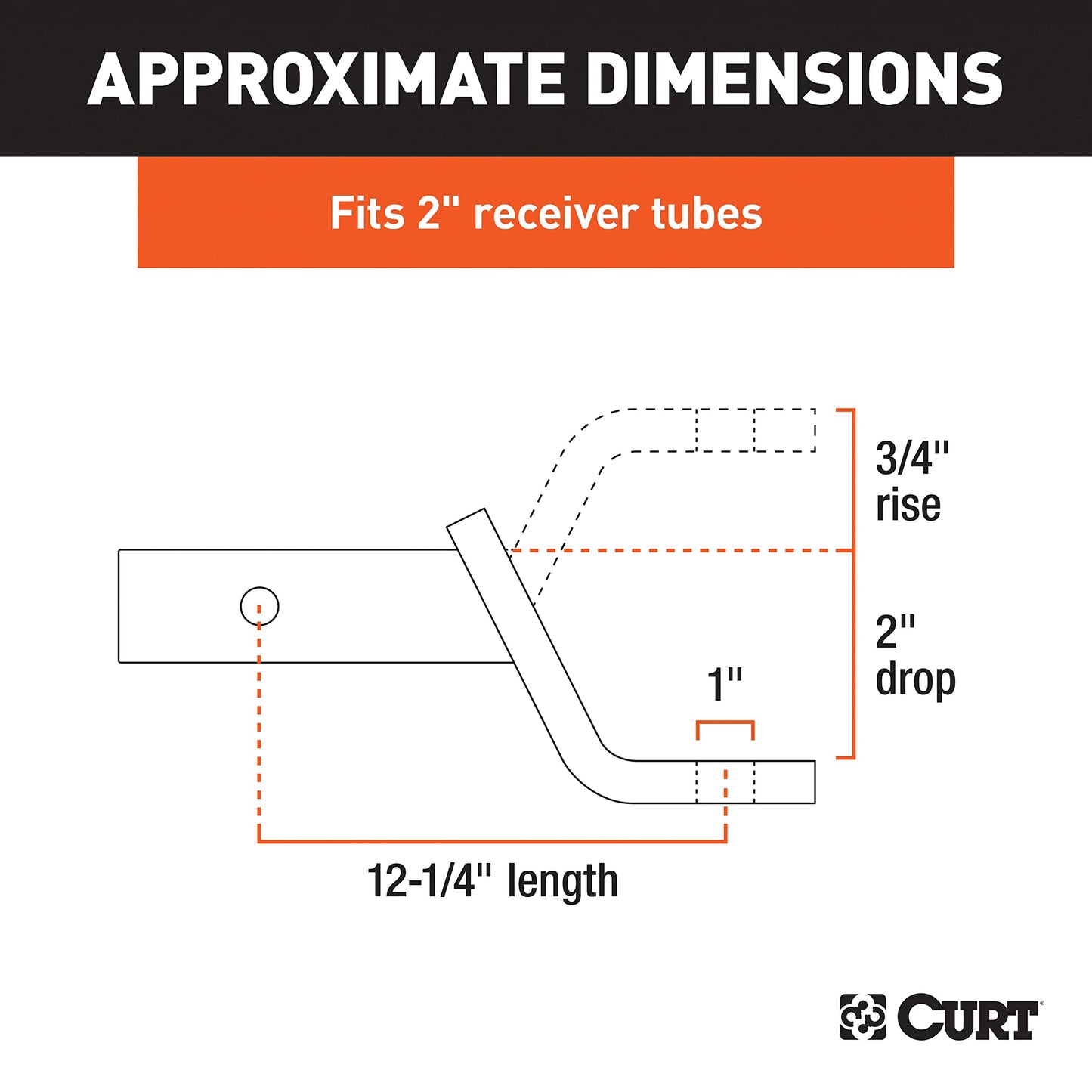 CURT Manufacturing 45260 Class III 2" Ball Mount