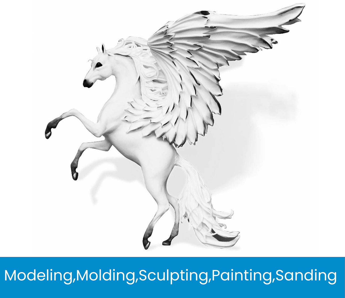 BOHS Foam Clay Pro - Air Dry,Soft, No Cracks, No Stains - for Arts & Crafts Project,Cosplay,Figurines - Easy Modeling, Sculpting, Molding- 1.36 kg (3 lbs) | White | Ages 3+