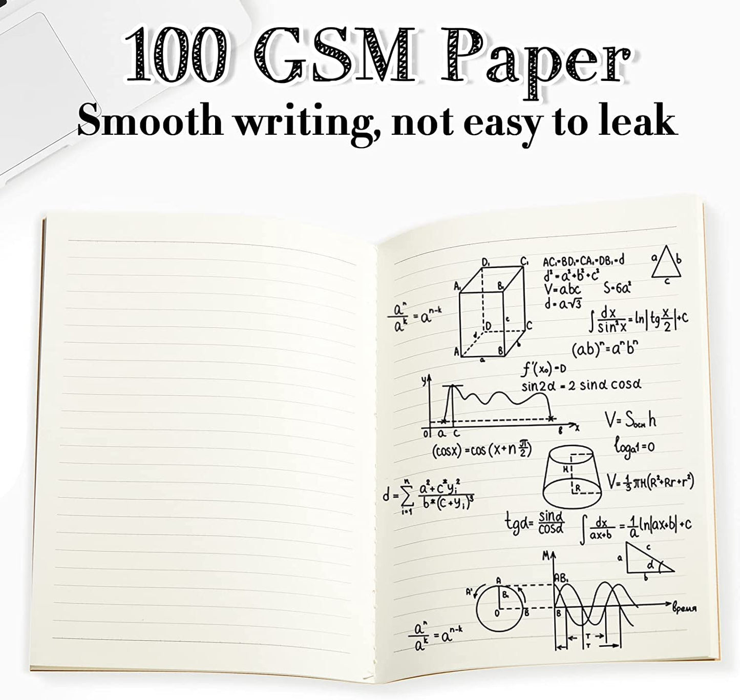 36 Pack A5 Kraft Paper Notebook Journals 5.5 Inch x 8.3 Inch Journal Softcover Line Notebooks Bulk for Kids Student Writing Sketch Travel Journal Office with 60 Pages 30 Sheets (Black,Brown)