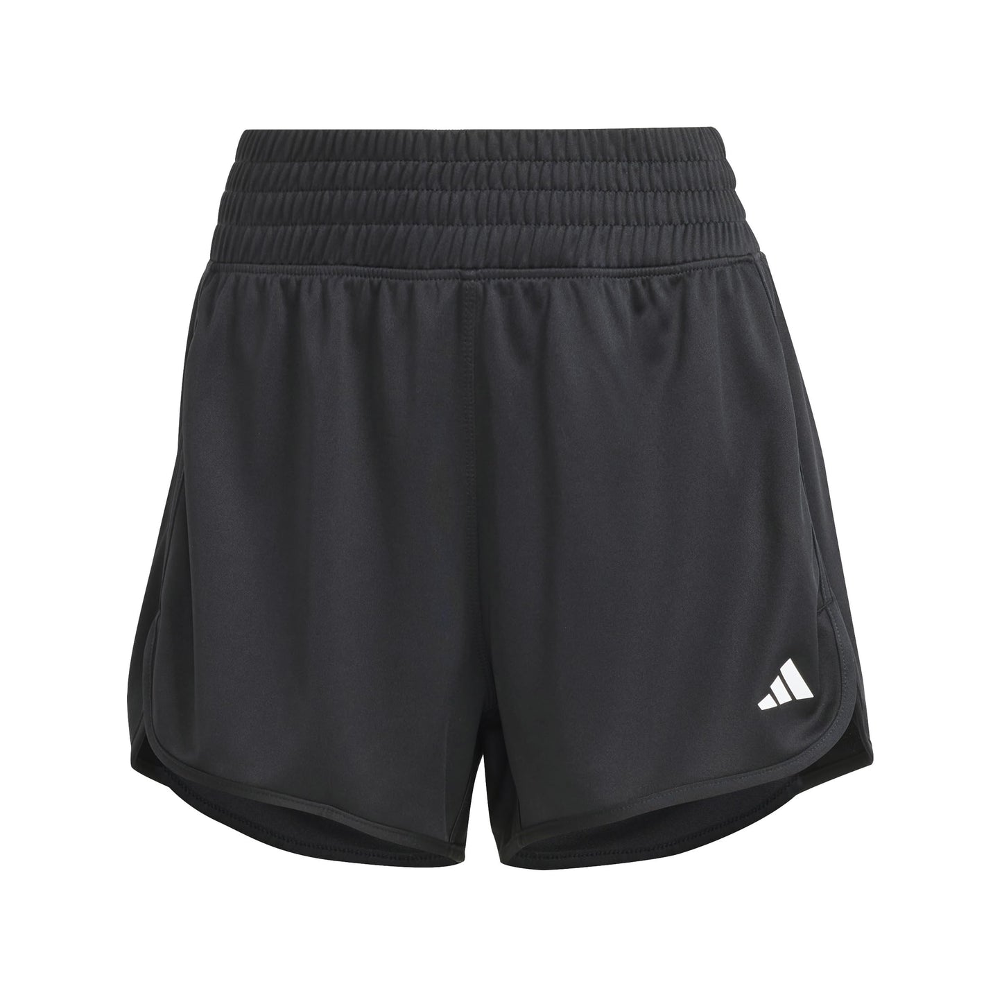 adidas Women's Pacer Essentials Knit High-Rise Shorts, Black, Medium/5" Inseam