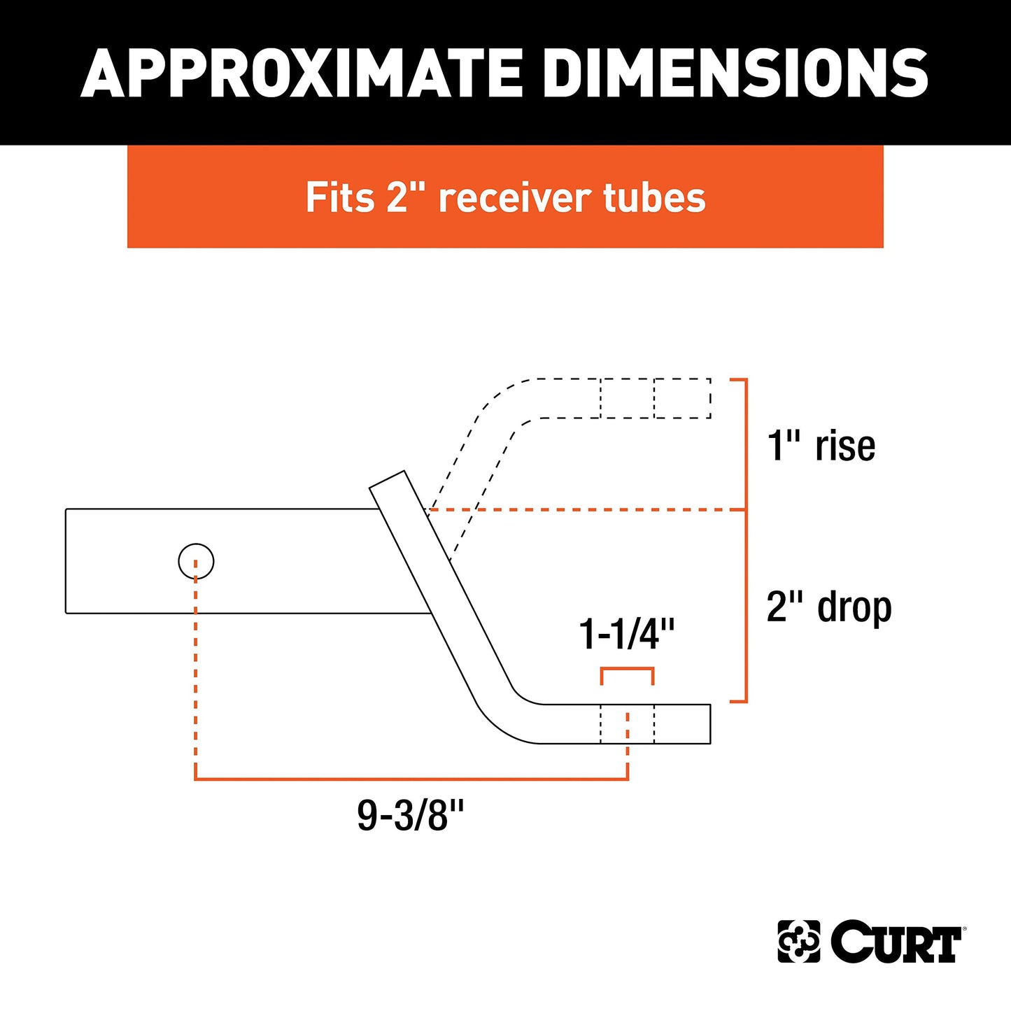 Ball Mount 2" Drop Hollow