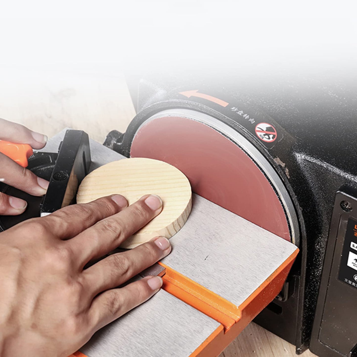 POTUINOM 28 Pack - Including 10pcs 4x36 Inch Sanding Belts (60 80 120 240 320 grit) and 18pcs 6 Inch Self Stick Sanding Discs (80 100 120 180 240 400 grit)