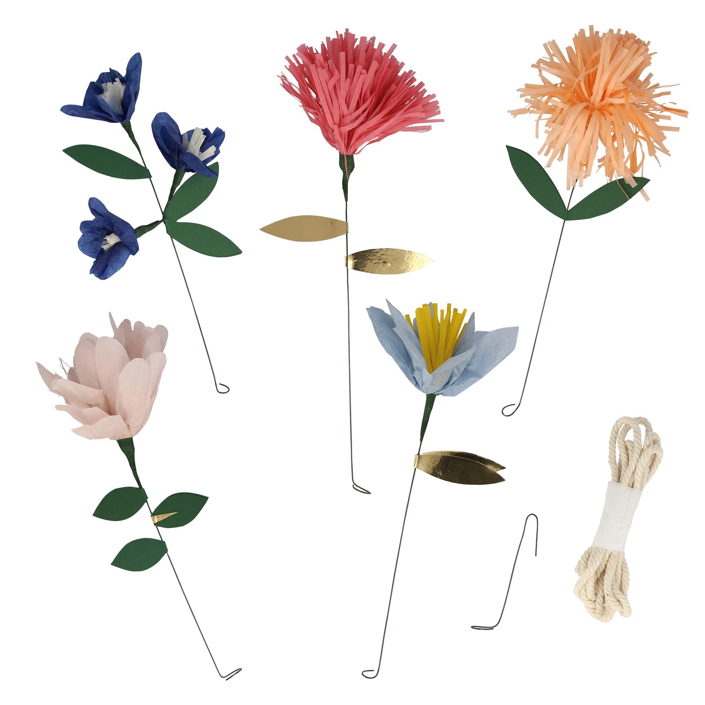 Meri Meri Spring Flower Wall Background