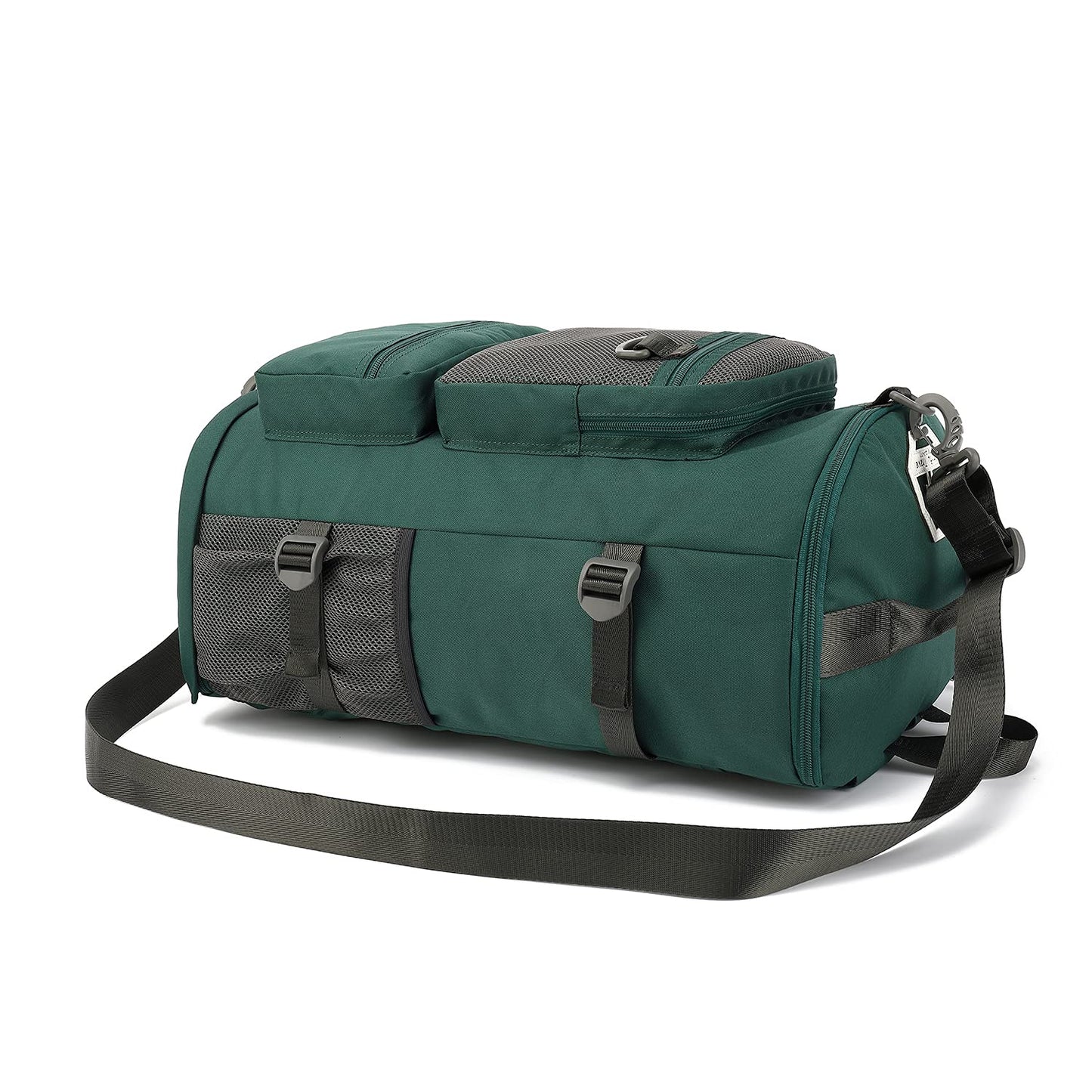 Kalesi Gym Duffle Bag Backpack 4-Way Waterproof with Shoes Compartment for travel Sport Hiking laptop, Green, X-Large, Backpack