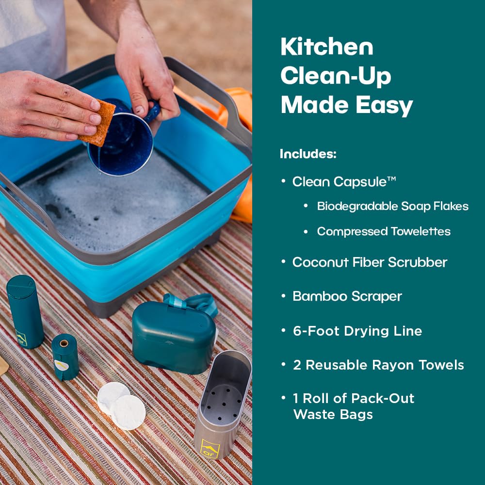 Adventure Ready Camping Kitchen Clean-Up Kit