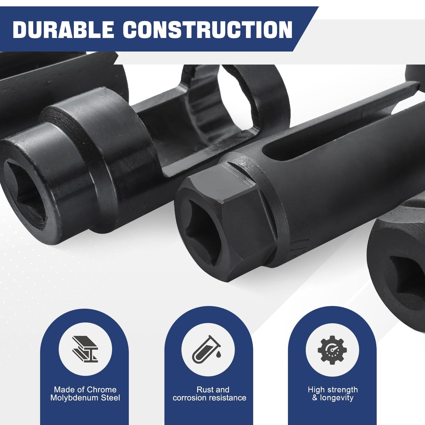 DASBET 7pcs O2 Oxygen Sensor & Oil Pressure Sending Unit Master Sensor Socket Set