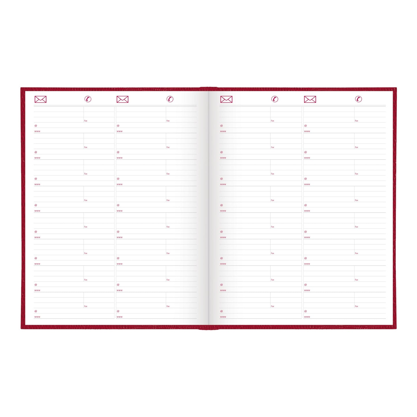 Brownline® 2025 Traditional Daily Planner, Untimed Journal, 12 Months, January to December, Perfect Binding, 10" x 7.875", Bright Red (C550.RED-25)