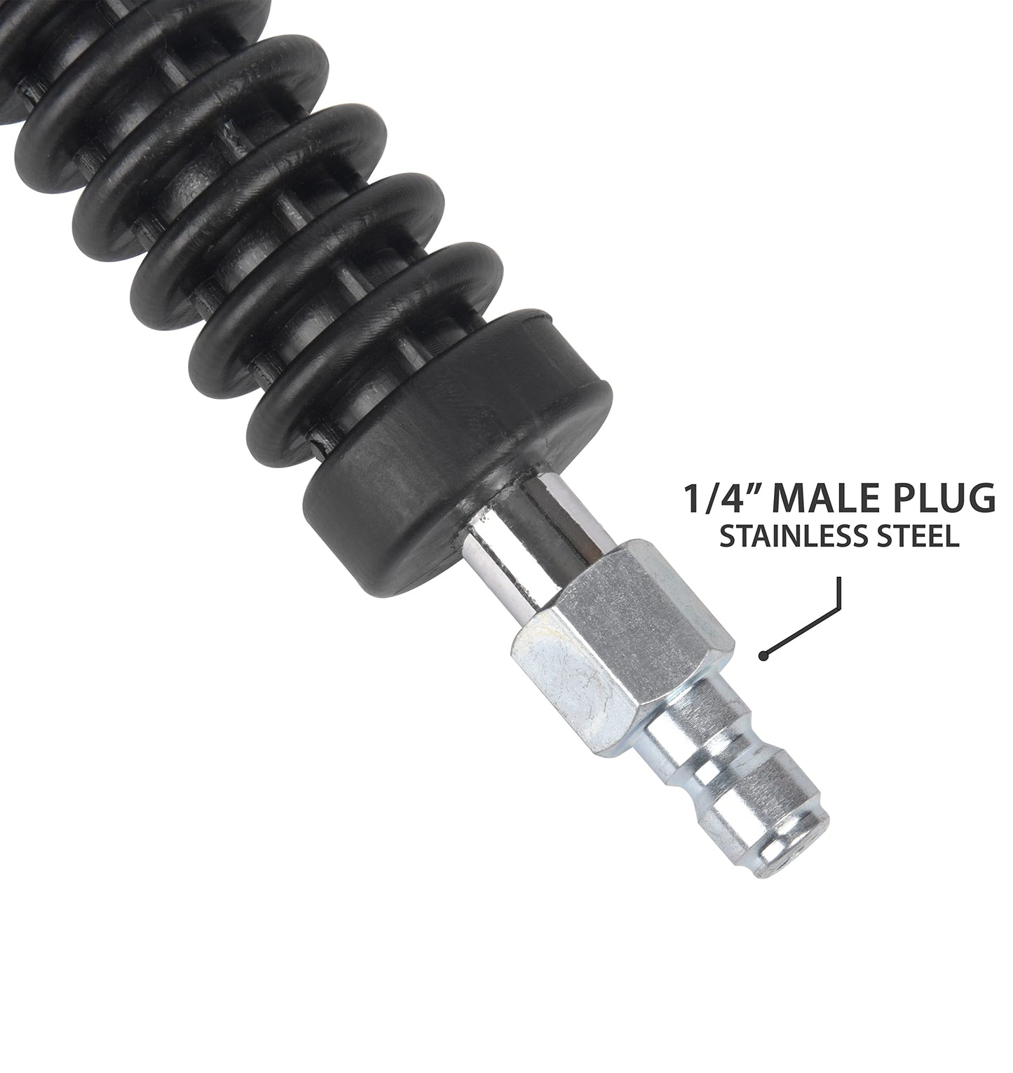 McKillans® Car Pressure Washer Extension Wand - Power Washer Wand Extension for Car Wash - Short Pressure Washer Wand Replacement - Pressure Washer Accessories & Attachments - 1/4” Quick Connect Plug