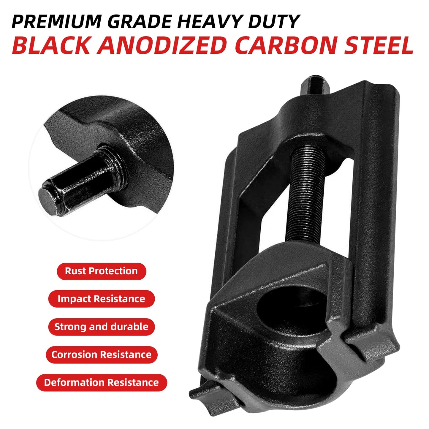 U-Joint Removal Tool U Joint Puller 10105, Heavy Duty Vehicle U-Joint Extractor, U-Joint Removal Press Tool for Class 1-3 Cars, Trucks and Agricultural Machinery