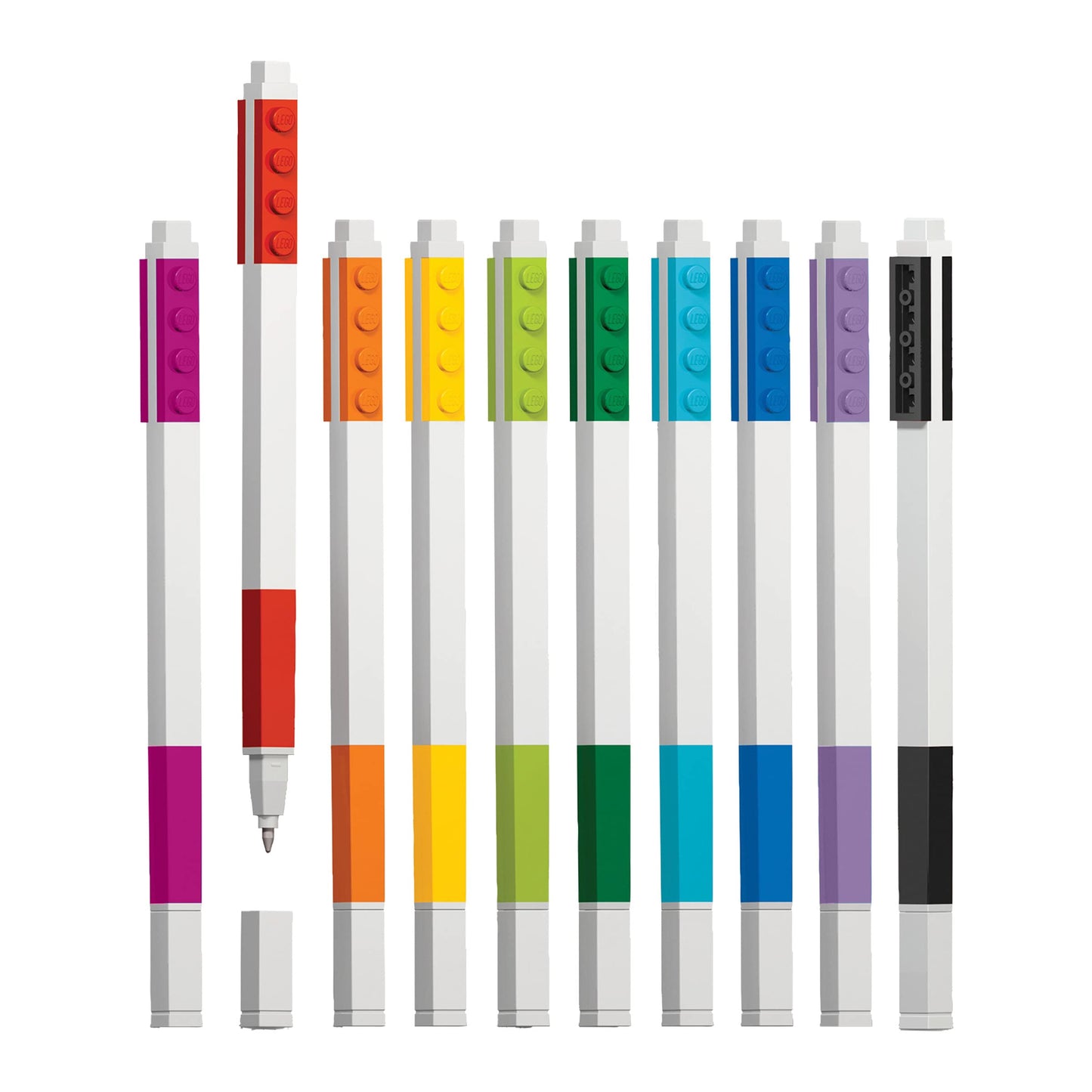 LEGO Stationery 10 Pack Gel Pens (53100)