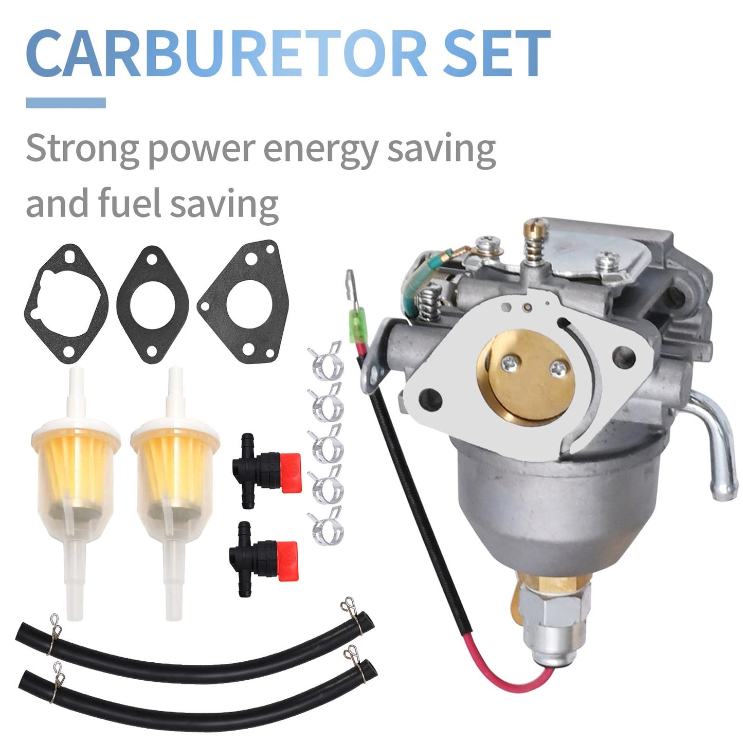 Zreneyfex 24 853 25-S Carburetor Kit Replacement for Kohler CV20-22 CV18S CV20S CV22S CV725 Engines