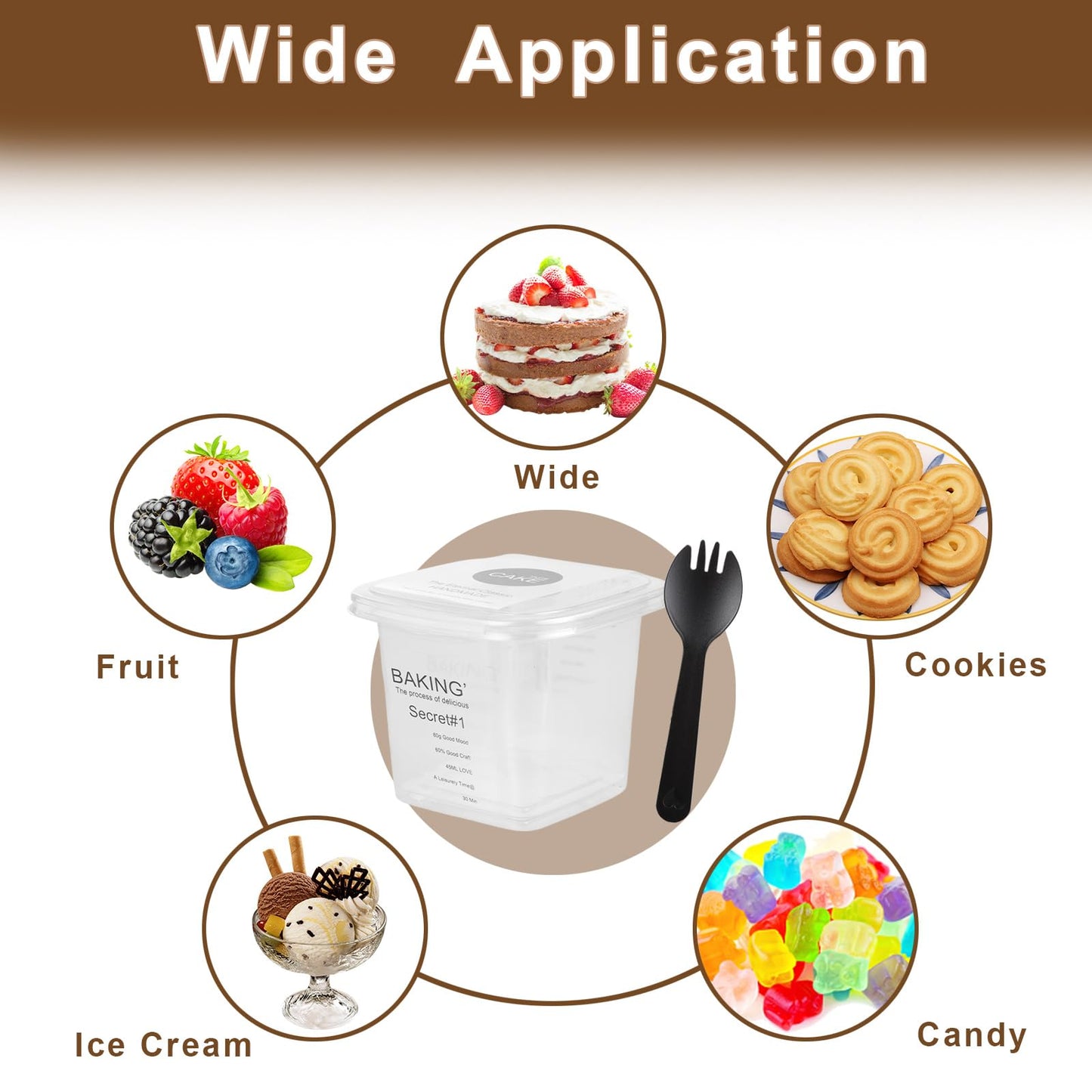 JMIATRY 100 Count 12 oz Square Plastic Dessert Cups with Lids and Spoons Clear Dessert Cup 12 oz Plastic Parfait Cups for Cupcake Mousse Yogurt Pudding Mousse Fruits