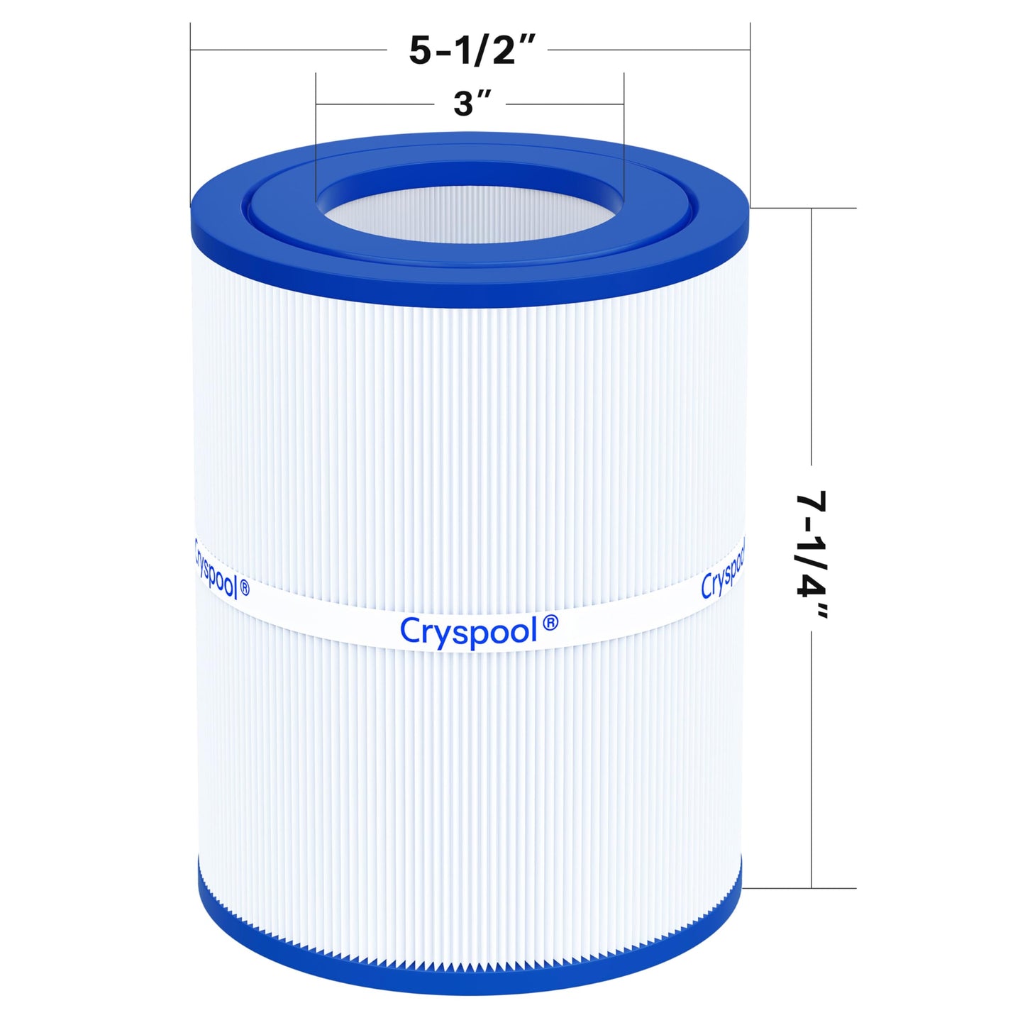 Cryspool PDM28 Filter Compatible with Spa Filter Aqua Crest PDM28 461273, Dream Maker, 28 Sq. Ft Spa Filter Cartridge, 2 Pack