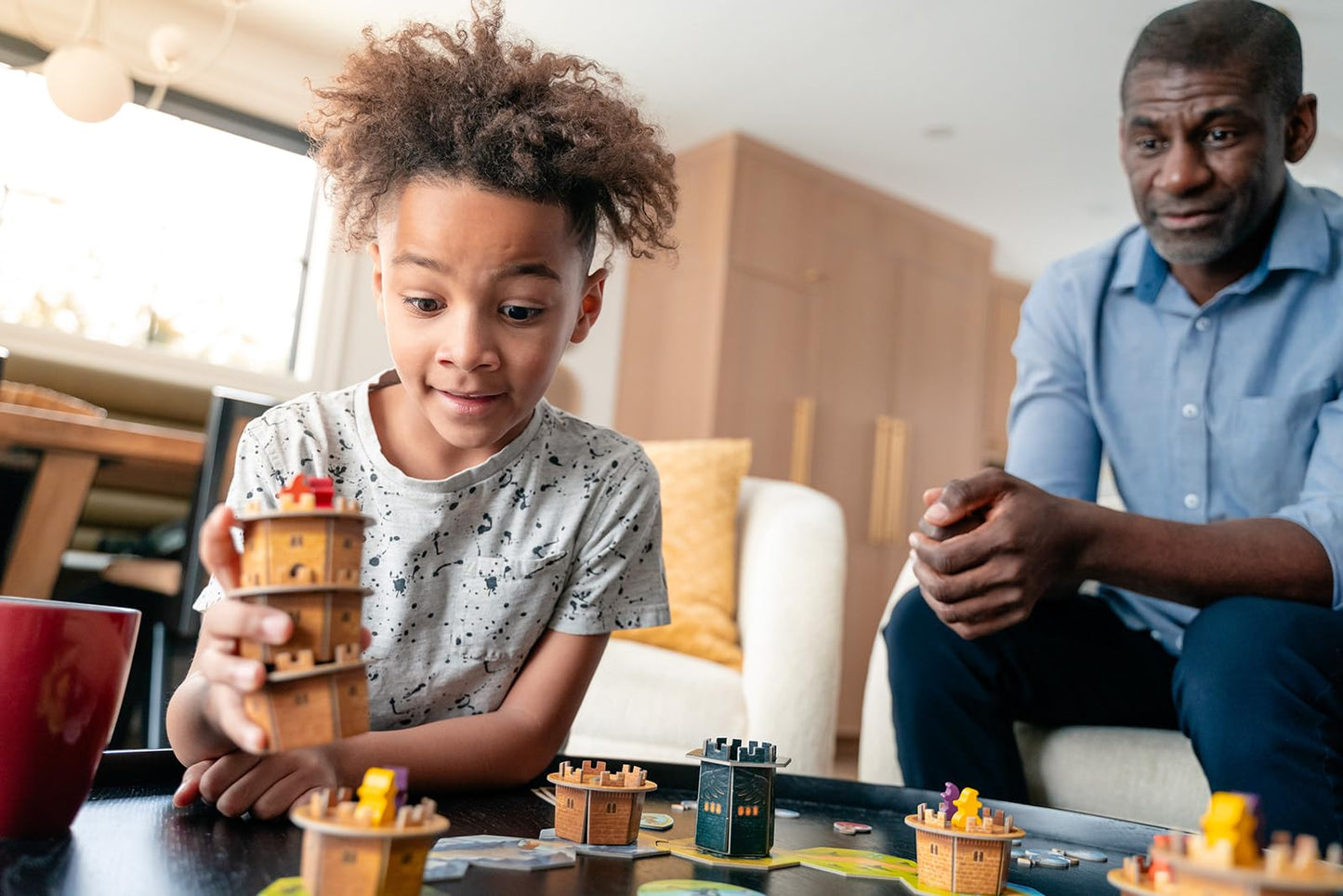 Capstone Games Wandering Towers - Capstone Games, A Game About Trapping Wizards, Movement & Magic, Ages 10+, 1-6 Players, 30 Mins