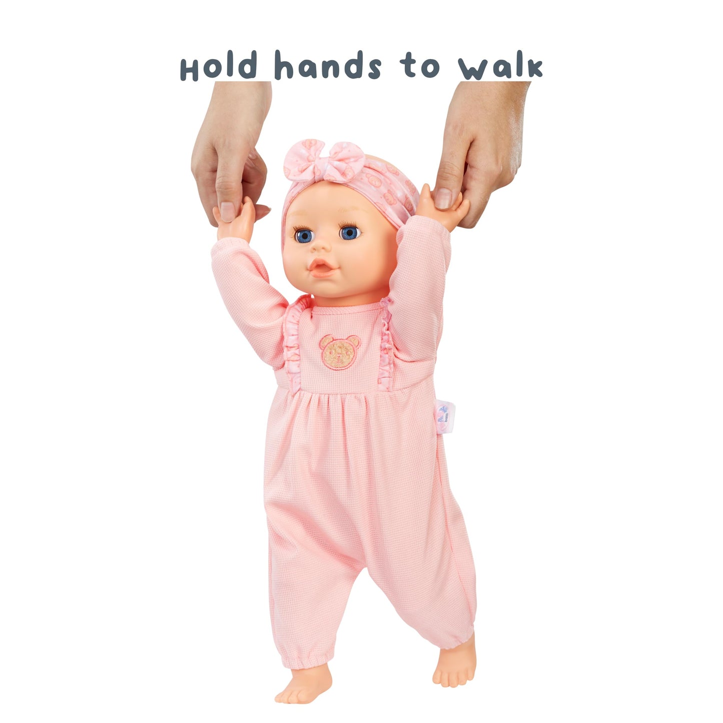 BABY born Learn to Walk Baby Doll Annabell with Blue Eyes and Realistic Features