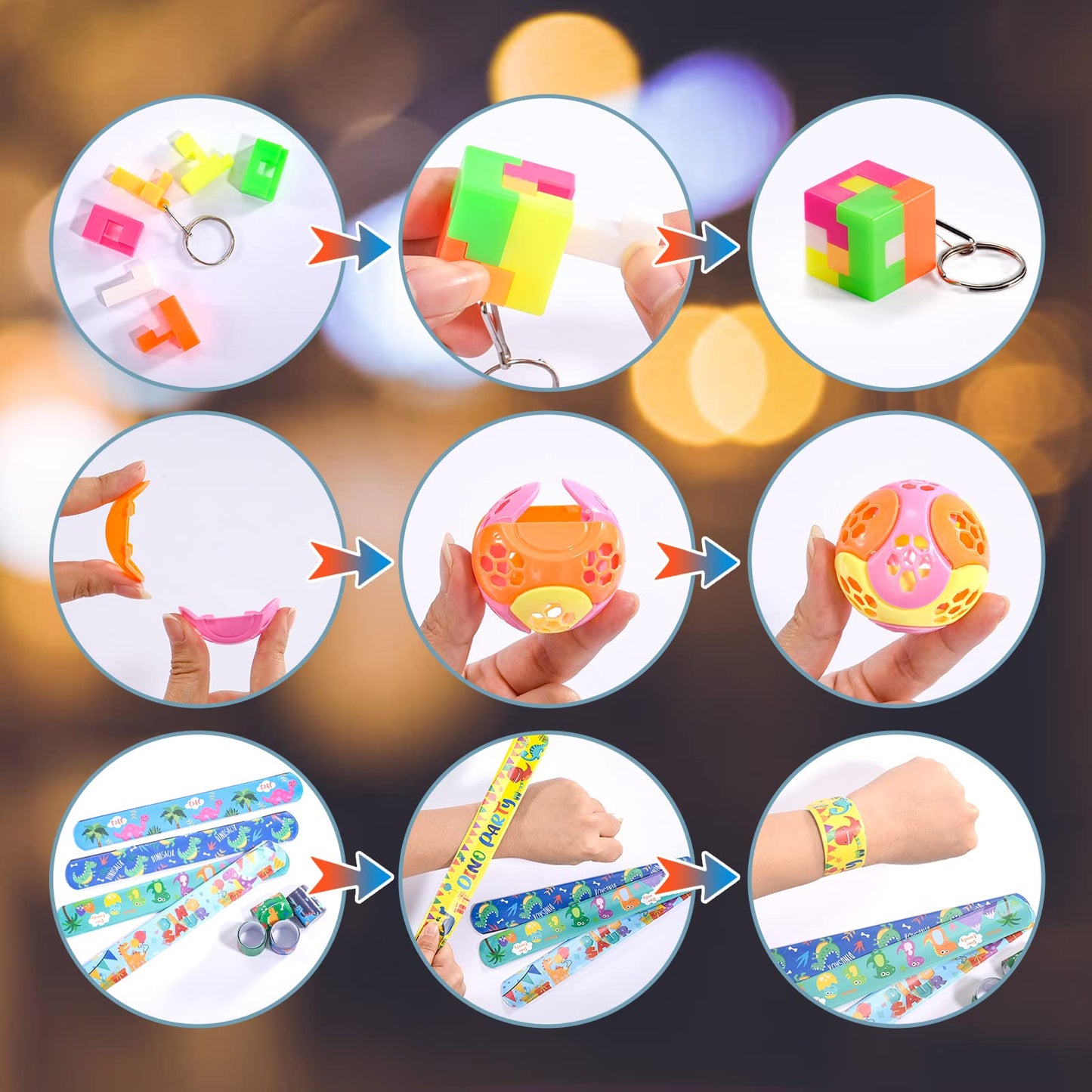300 Pcs Party Favors for Kids Loot Bag Fillers 8-12, Bulk Fidget Toys Pinata Filler Goodie Bags Item, Return Gifts Stuffers for Birthday Party Favours 6-8 3-5, Treasure Chest Prizes Classroom Rewards