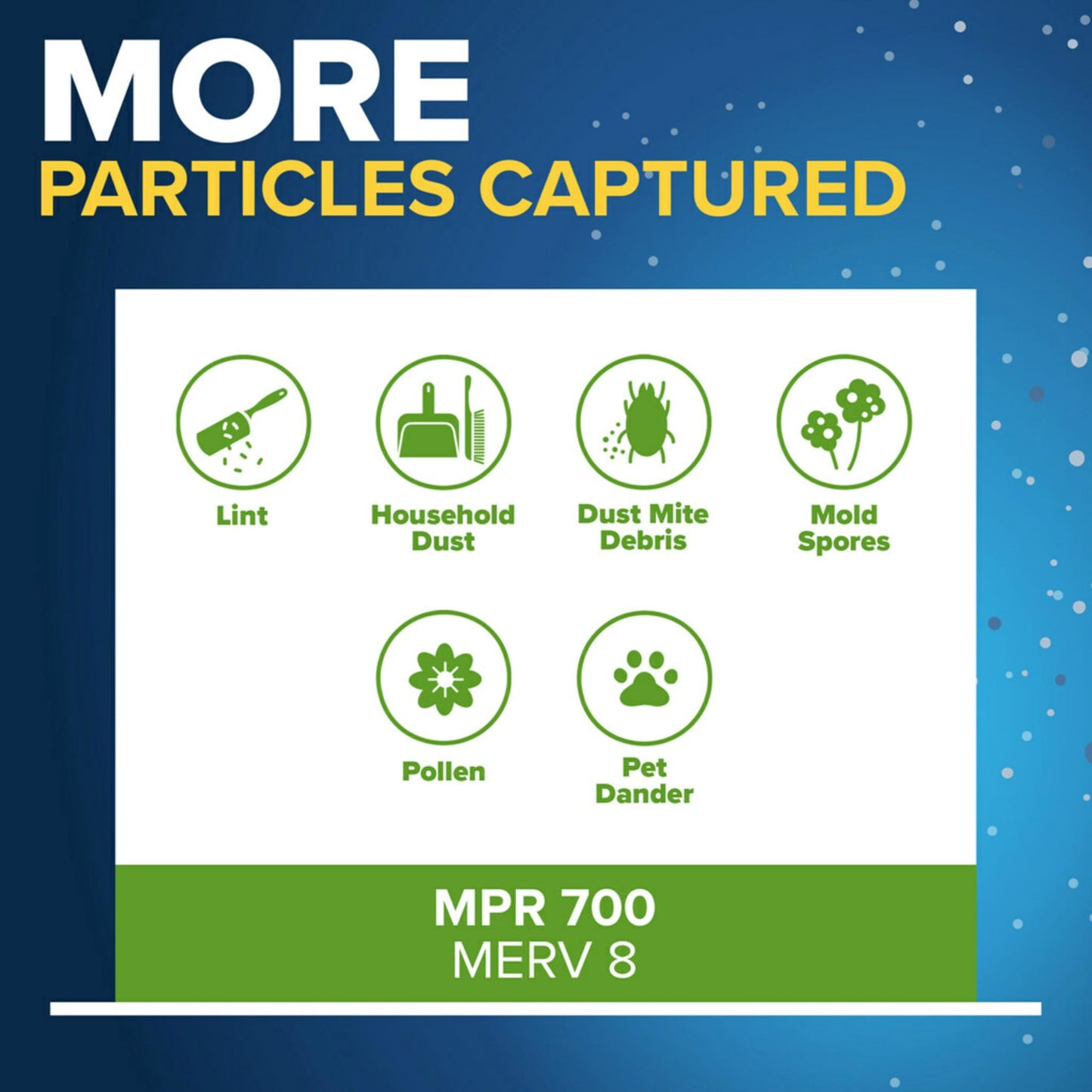 Filtrete 14x25x1 AC Furnace Air Filter, MPR 700, MERV 8, Tough on Pollen, Easy on Airflow, 3-Month Pleated 1-Inch Electrostatic Air Cleaning Filter, 2-Pack (Actual Size 13.81 x 24.81 x 0.78 in)