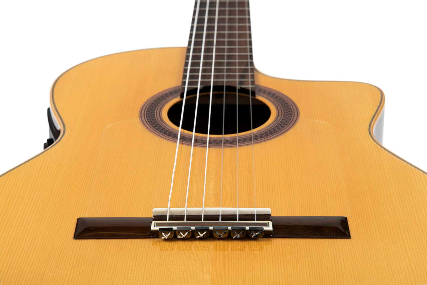 Alba Guitar Beads Acoustic Classical Guitar Beads in Black Metal for Nylon Strings Flamenco Guitar