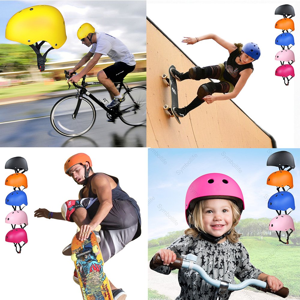 Upgraded Besmall Skate/Skateboarding Helmet, Ultimate Adjustable ABS Shell Helmet for Cycling/Skateboard/Skate Inline Skating/Rollerblading Protective Gear Suitable for Kid/Youth/Adult, Medium Black
