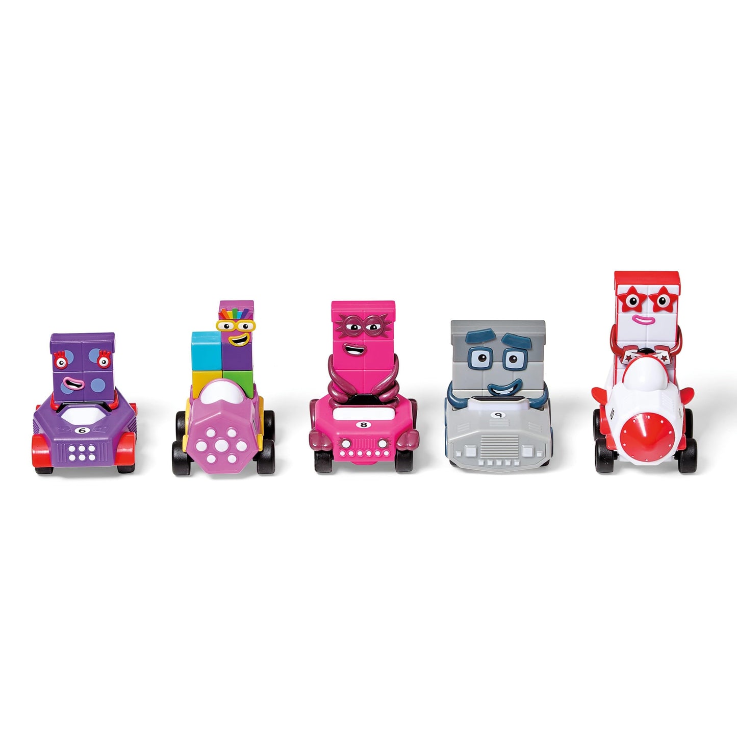 hand2mind Numberblocks Mini Vehicles Six to Ten
