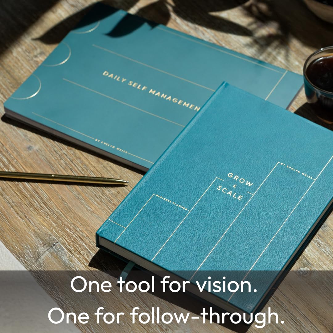 Growth and Scale Notepad (Premium) for Goal Setting, Productivity & Business Growth – Strategic Planning, Daily Tracking, Self-Reflection & Success Mindset
