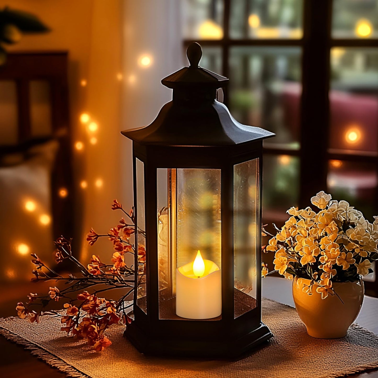 PChero Rechargeable Flameless Candles Flickering with Remote Timer & Charging Base, 6 pcs USB Battery Operated LED Tea Lights Small Votive Candles for Weddings Lantern Christmas Home Room Decor