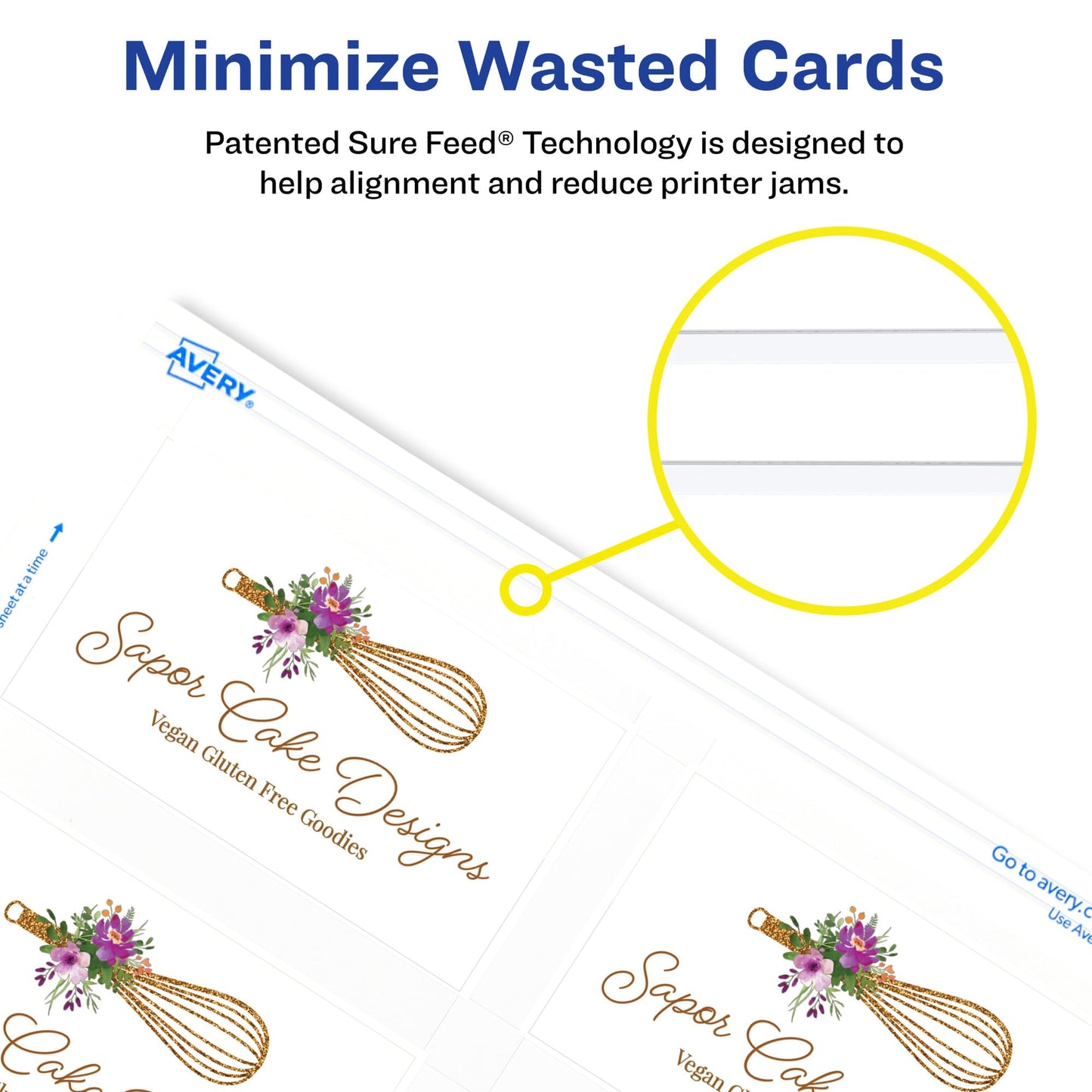 Two-Side Printable Premium Clean Edge Business Cards