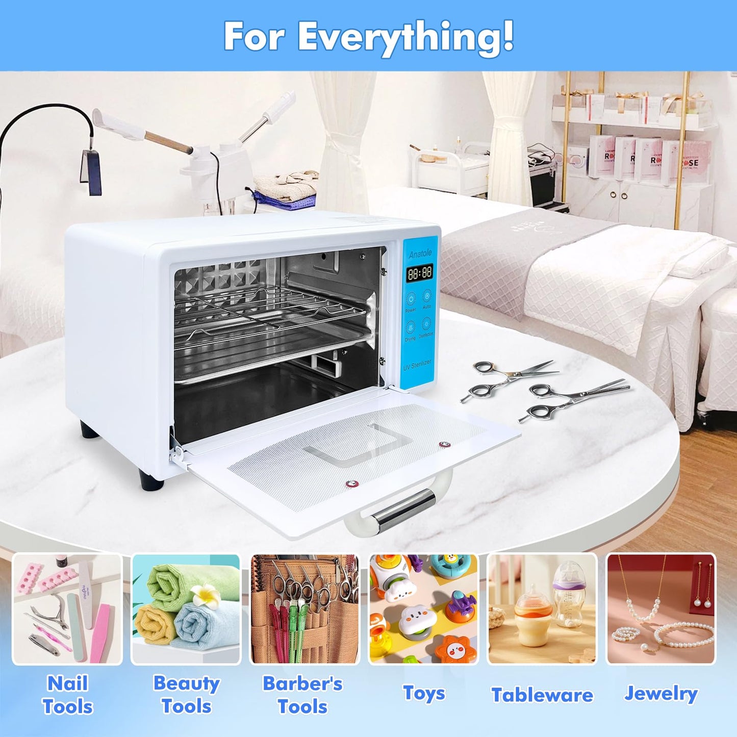 Anatole Nail Tool Machine 10L 160W