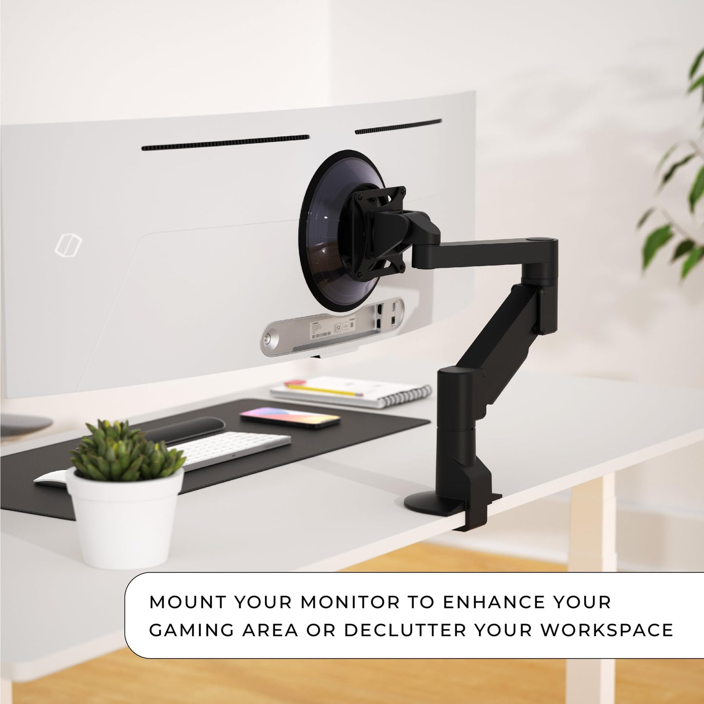 HumanCentric VESA Mount Adapter Compatible with Samsung Odyssey OLED G9 Monitors G95SC, G91SD and G93SD, Works with Odyssey G9 49-inch, Mount on a VESA Monitor Arm, 100x100m VESA Pattern