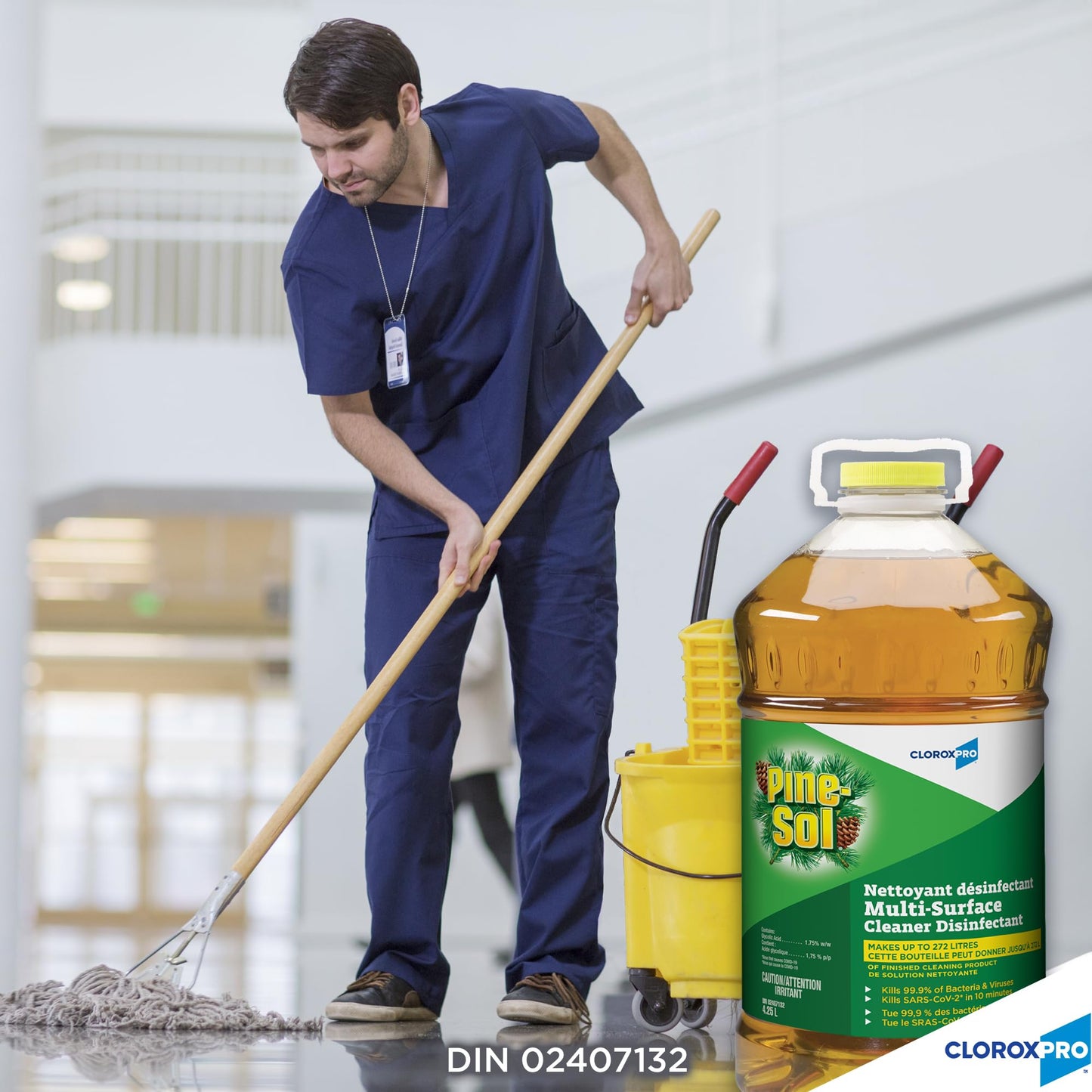 CloroxPro Pine-Sol All-Purpose CleanerCleaner Disinfectant, Original, 3/4.25 L DIN 02407132