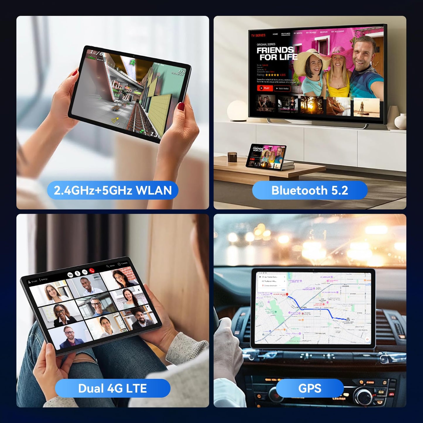 ALLDOCUBE iPlay 60 Pro 11 inch Tablet, 90Hz Reflex 1920x1200 FHD Android 14 Tablet, 16GB(6+10)RAM+128GB+1.5TB Expand, MediaTek Helio G99 Octa-core, Widevine L1, 7000mAh, Quad Speaker, 4G/Wifi5, PD 18W