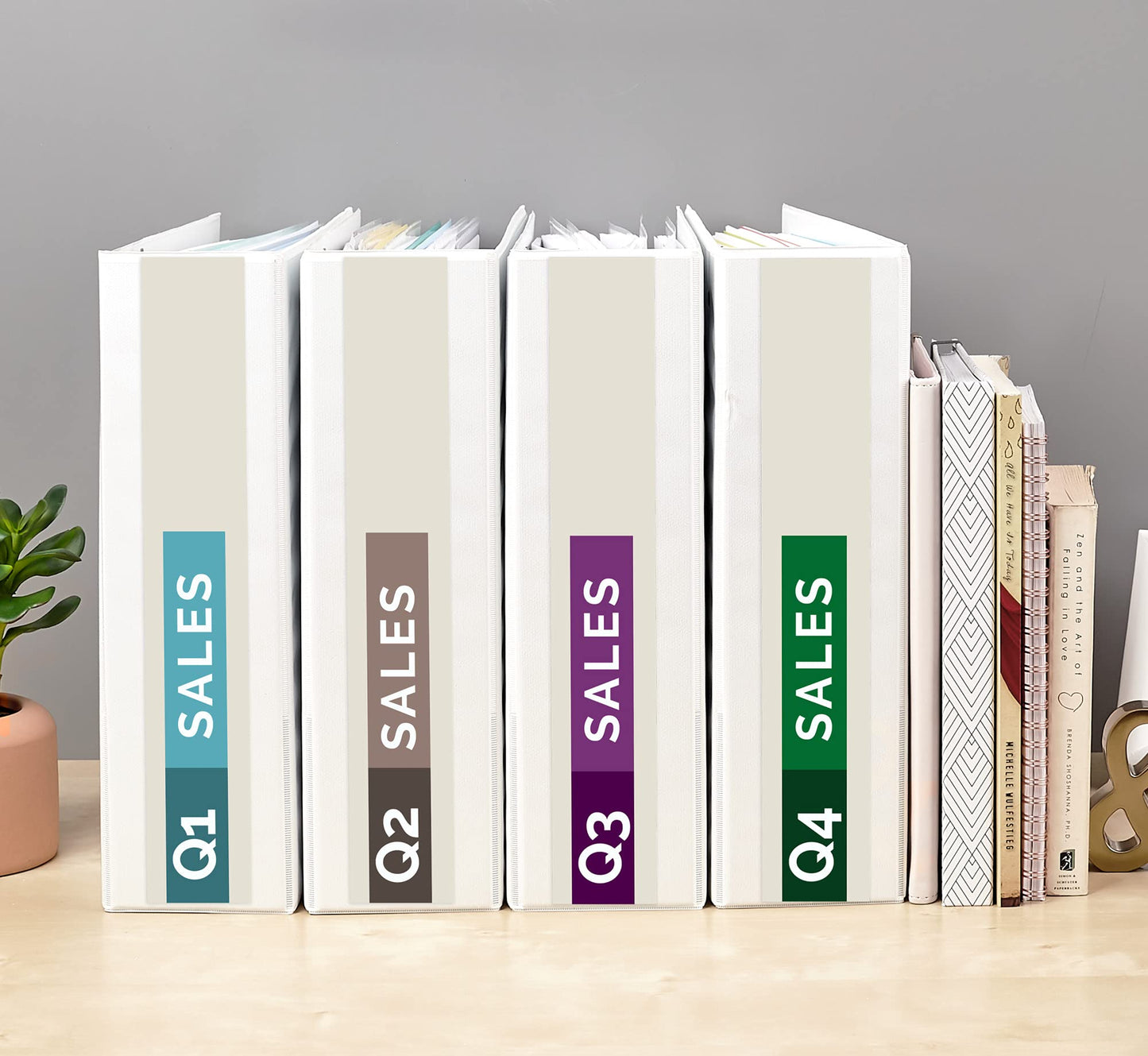 Binders w/Round Rings 3" (460 Sheet) White 4/PK
