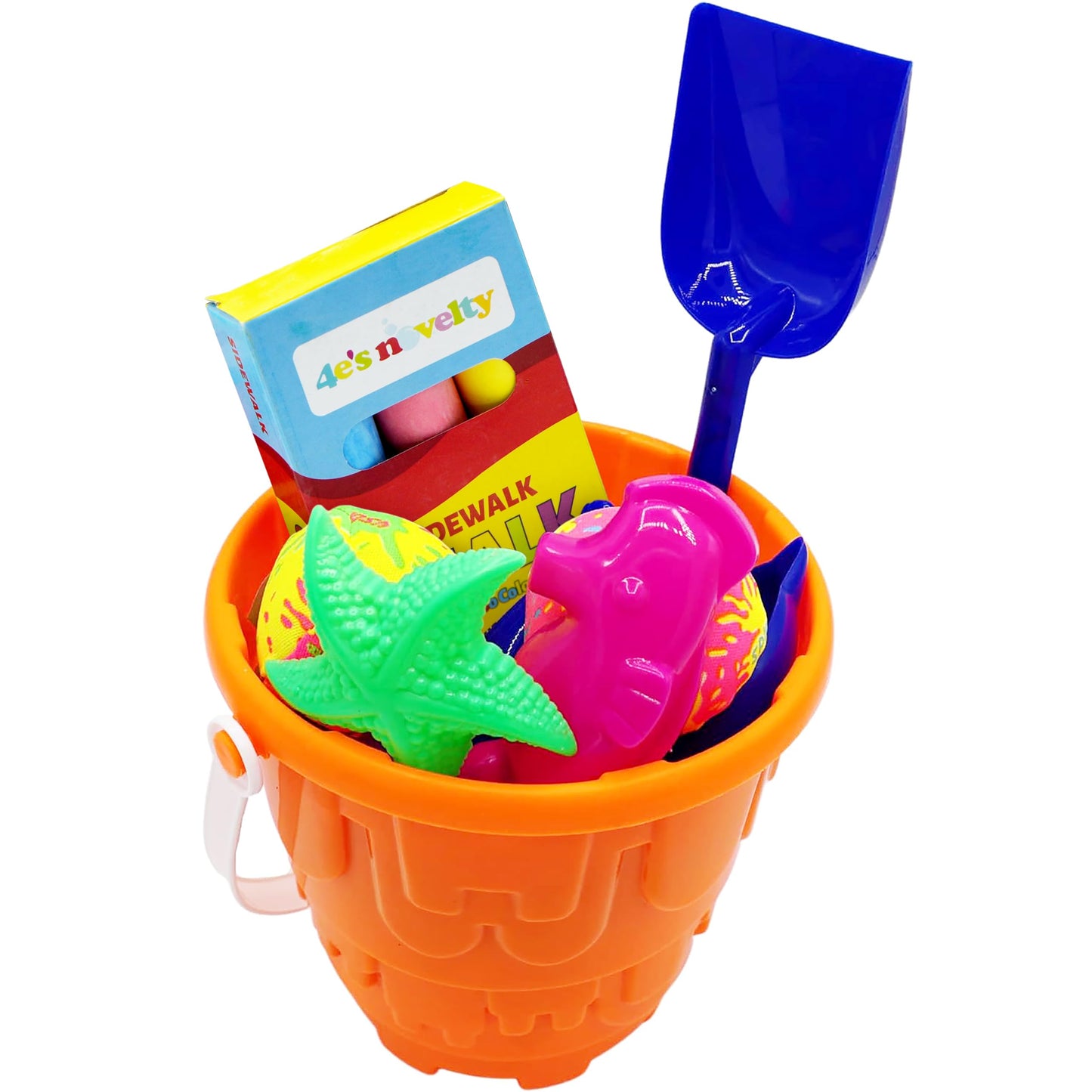 4E's Novelty 24 Pack Chalk Individually Wrapped Party Favors for Kids Bulk, 3 Sidewalk Chalk Jumbo Sticks In Each Box, Goodie Bag Fillers Toddlers Summer Gift Toy