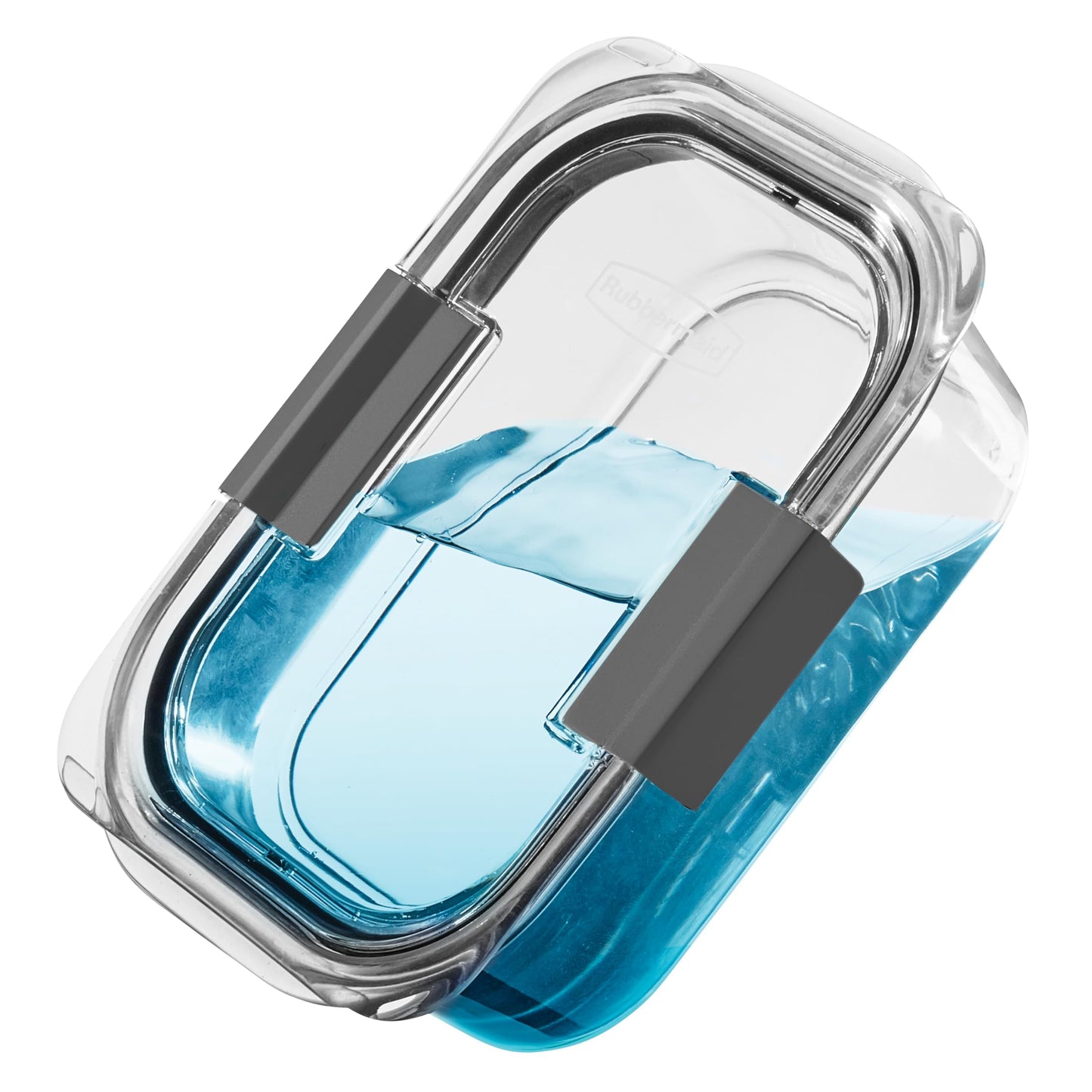 Rubbermaid 10-Piece Brilliance Food Storage Containers with Lids for Lunch, Meal Prep, and Leftovers, Dishwasher Safe, 3.2-Cup, Clear/Grey