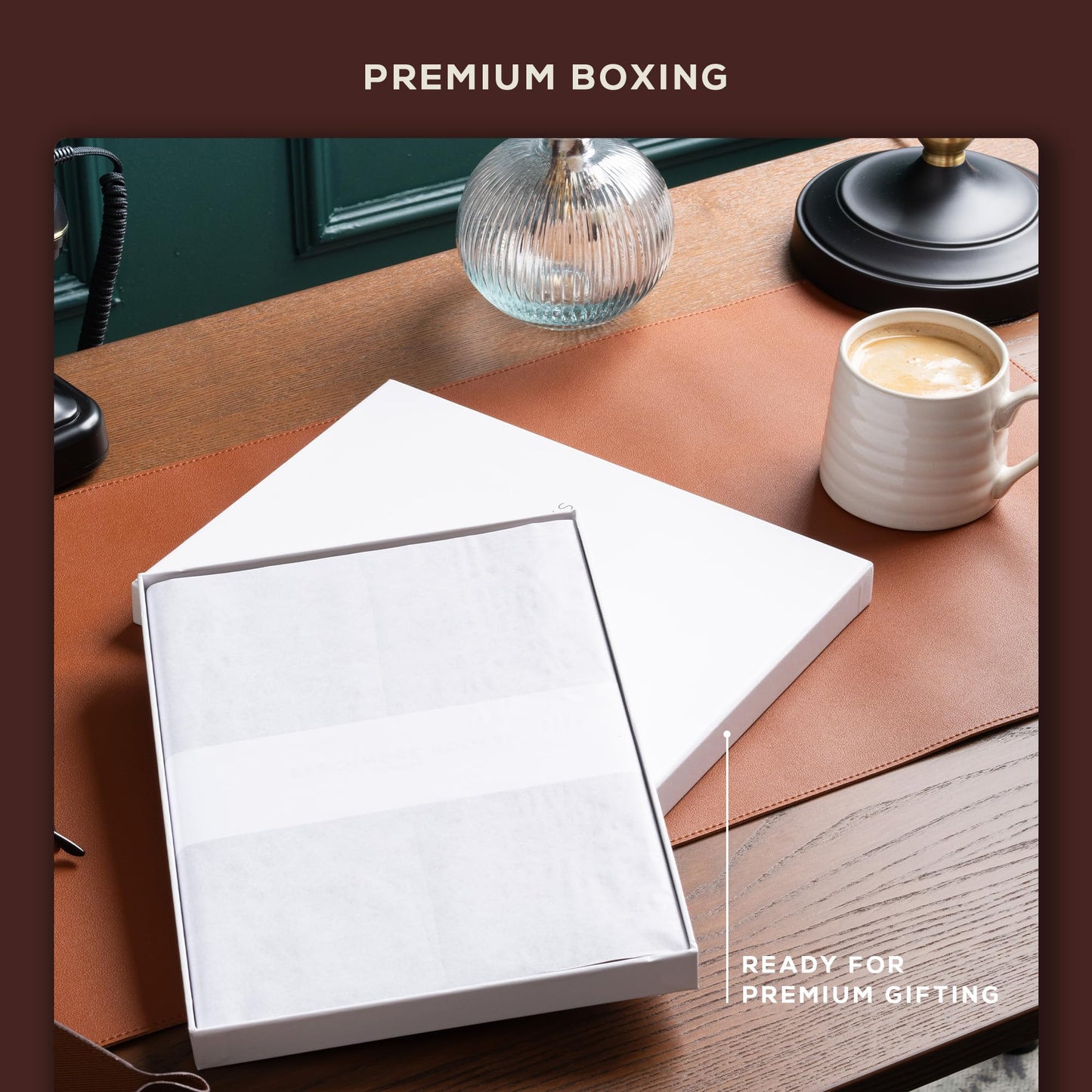 Beechmore Books Blank Sheet Music Notebook – A4 8.5"x11.5" for Songwriters, Musicians & Composers, 156 Thick 120gsm Pages, 10-Staff Perforated Sheets, Vegan Leather Hardcover, Elastic Closure, Gift Box