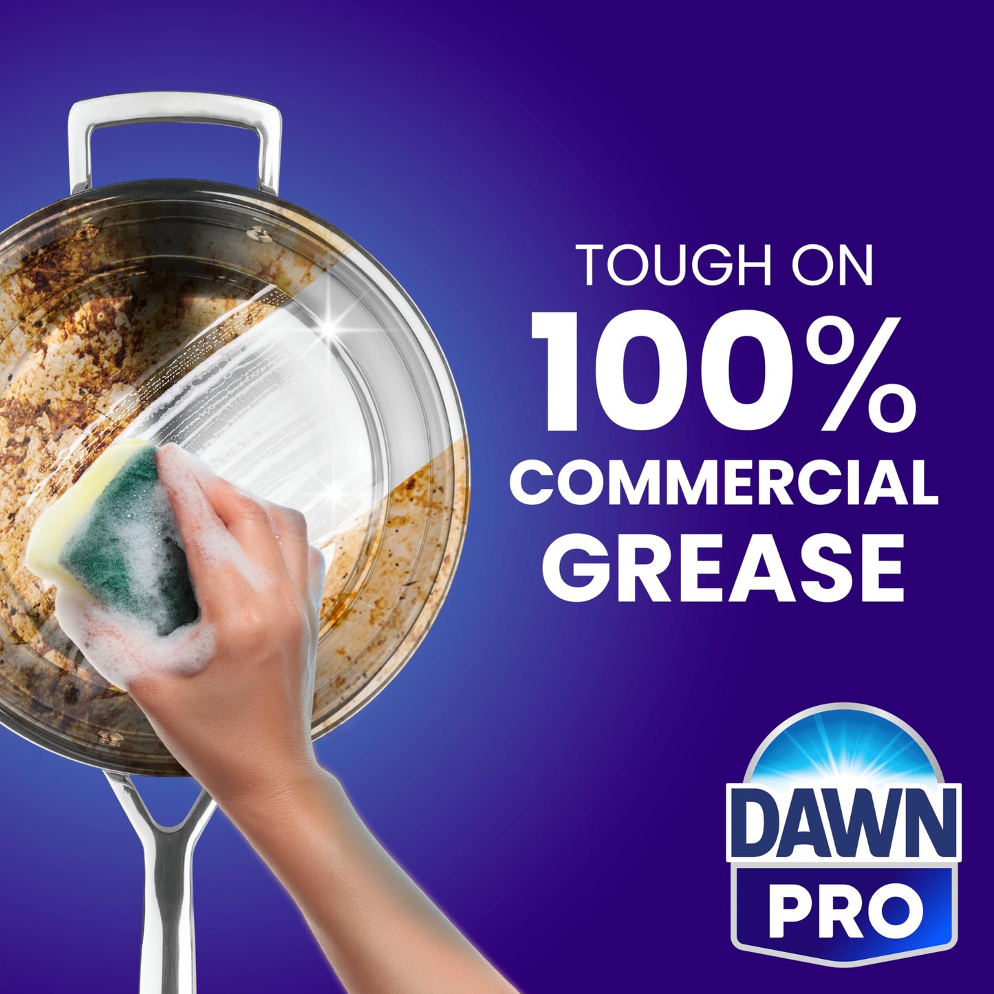 Dawn Professional Manual Pot and Pan Detergent, Bulk Liquid Dish Soap For Commercial Kitchens, For Everyday Grease in 3-Comp Sinks, 2 count (3.78 L Each) with 1 Pump