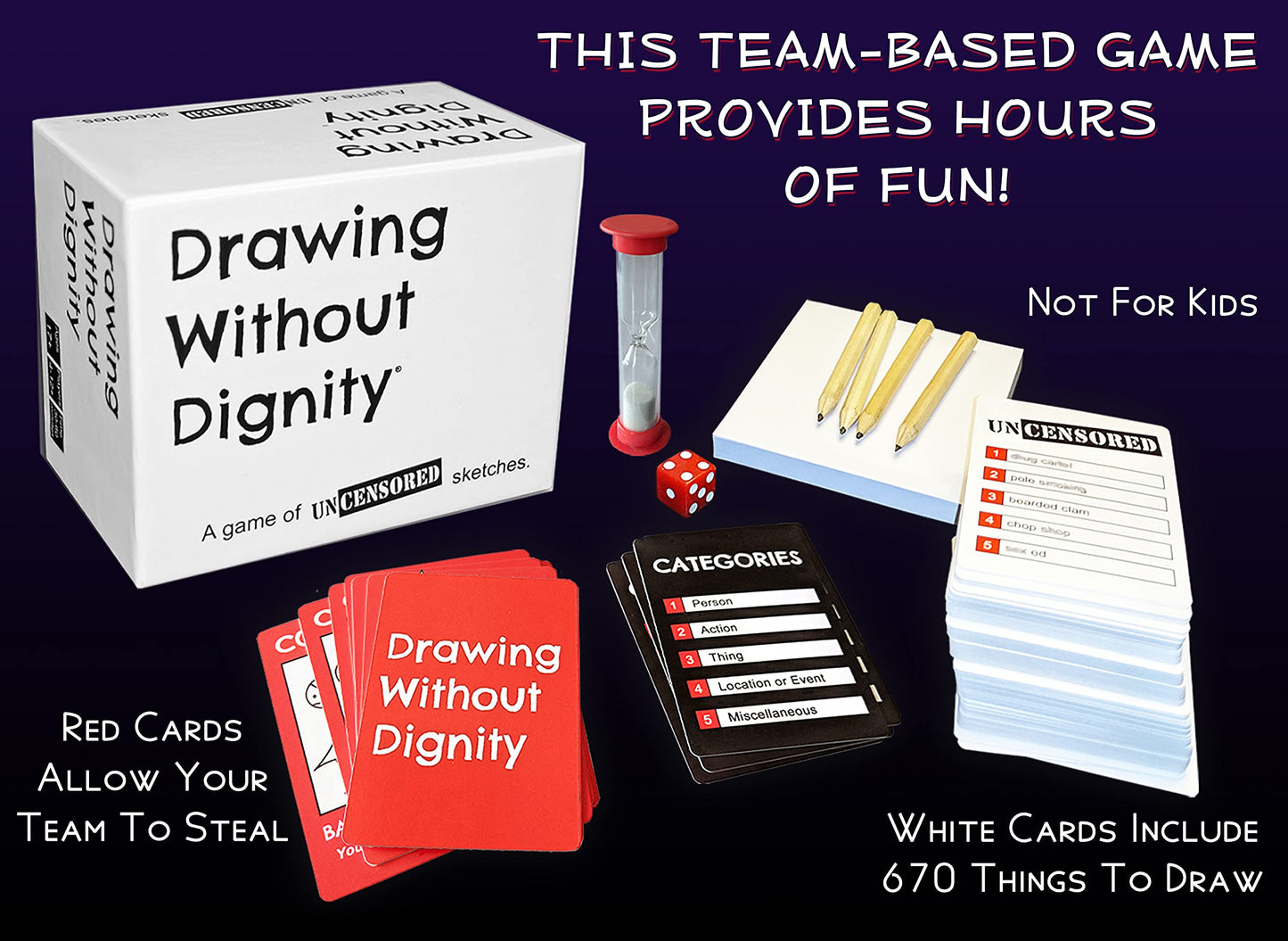 Drawing Without Dignity A Twisted Funny Adult Party Games Version of The Classic Drawing Game