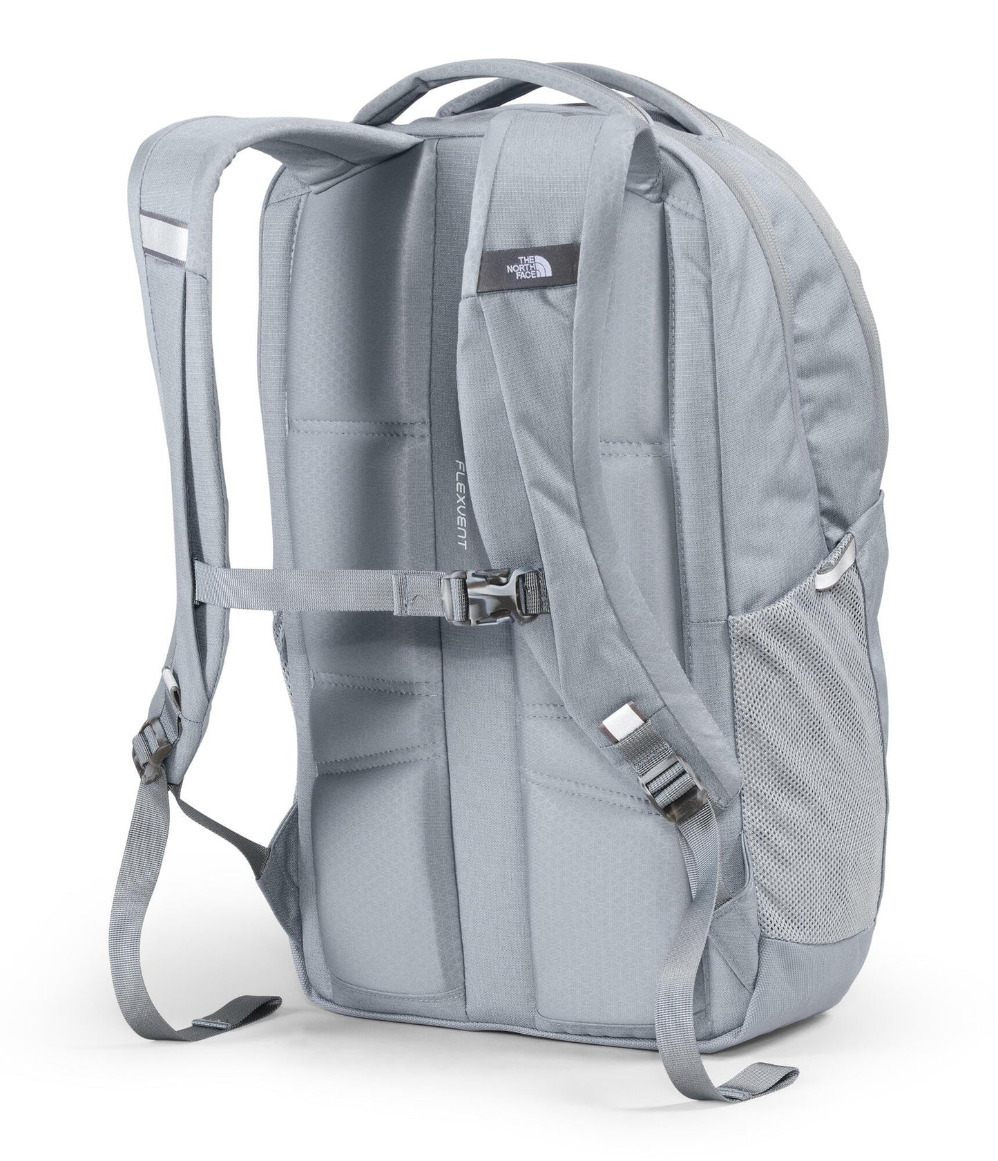 THE NORTH FACE Vault Everyday Laptop Backpack - Commuter Travel Bag, Water-Repellent, Spacious Main Compartment, Mid Grey Dark Heather/TNF Black-NPF, One Size