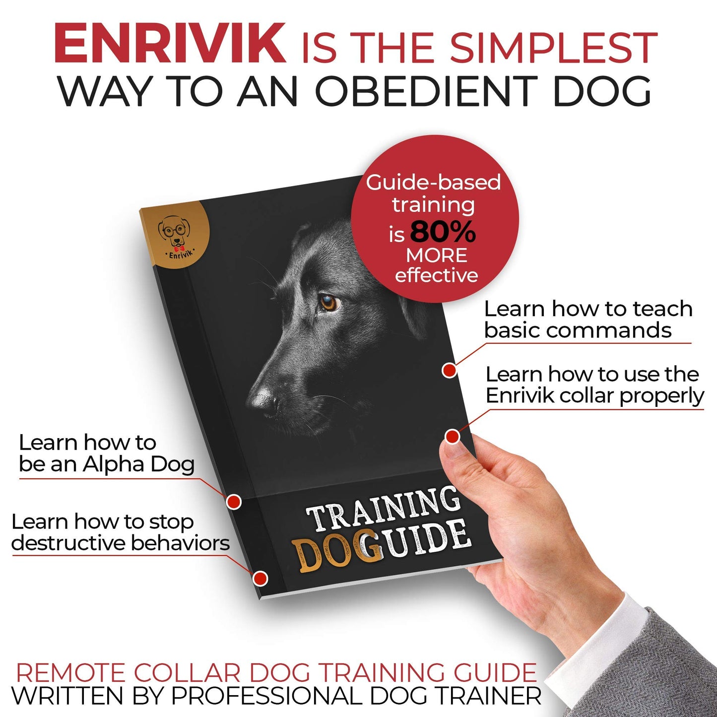 Extra Small Size Dog Training Collar with Remote - Perfect for Small Dogs 5-15lbs and Puppies - Waterproof & 1000 Ft Range