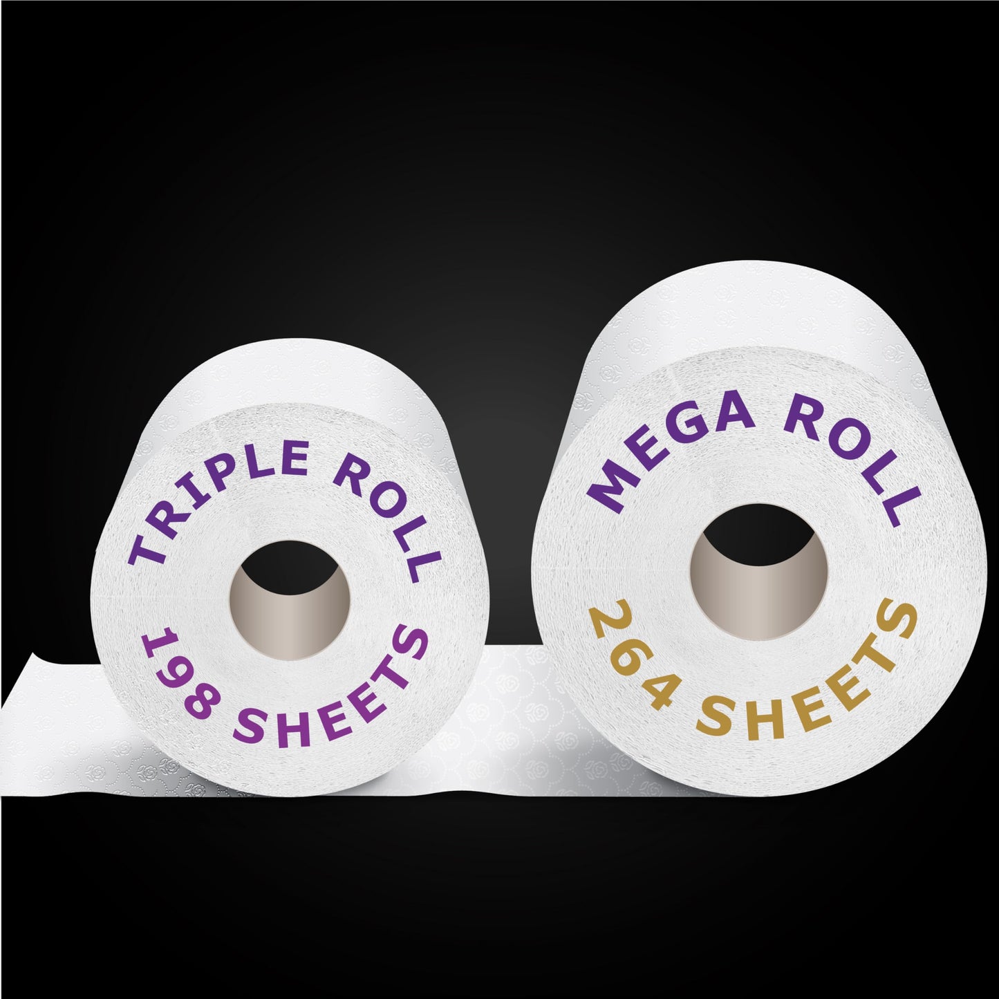 Purex UltraLuxe Luxuriously Soft & Thick Toilet Paper, 4 Packs of 6 Triple Rolls = 72 Single Rolls