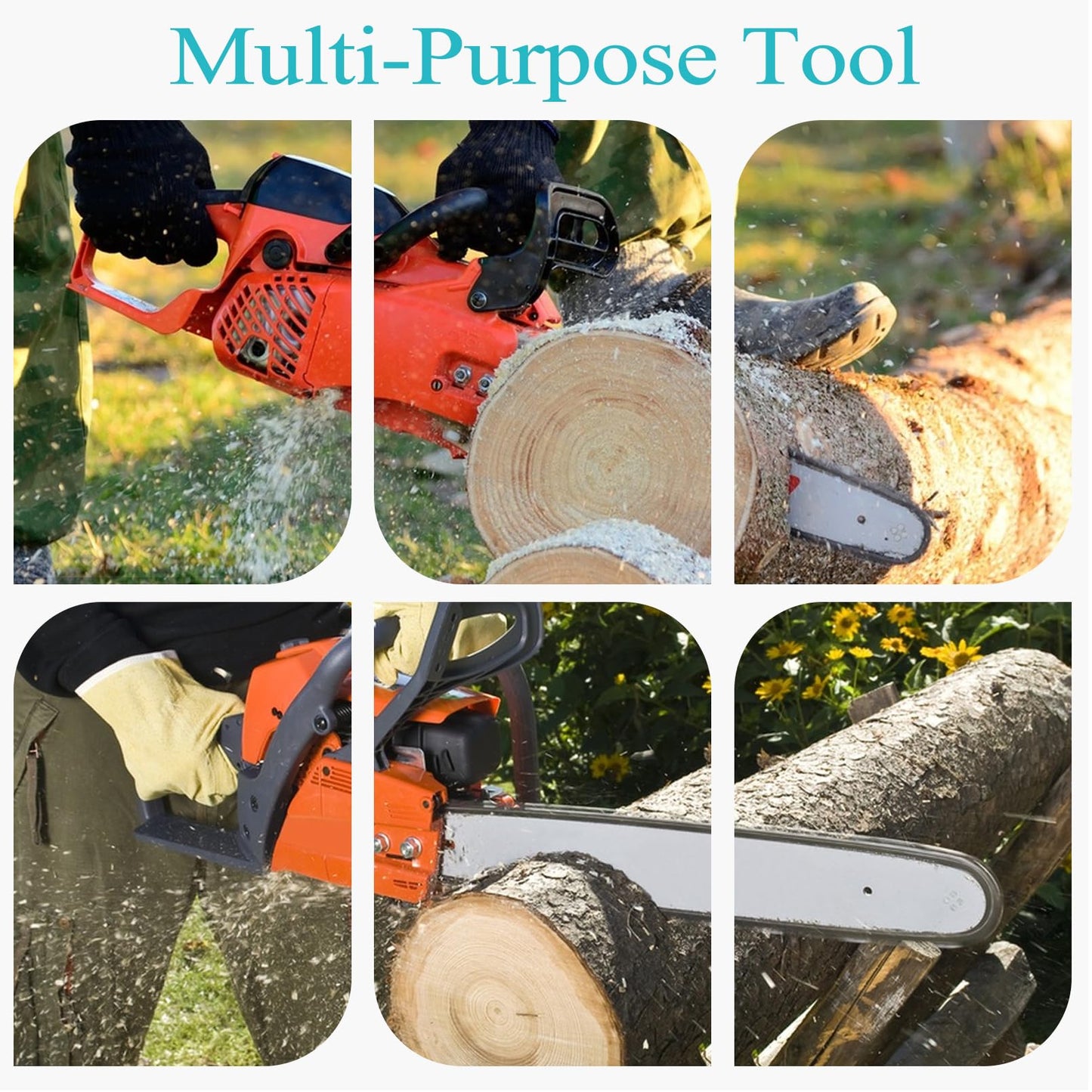 Atunee 44mm Cylinder Piston Pin Ring Kit fit for Husqvarna 350 351 353 346 for Jonsered CS 2150 2149 2152 2153 Chainsaw Parts with E-Clip Replace 503869971 503869903