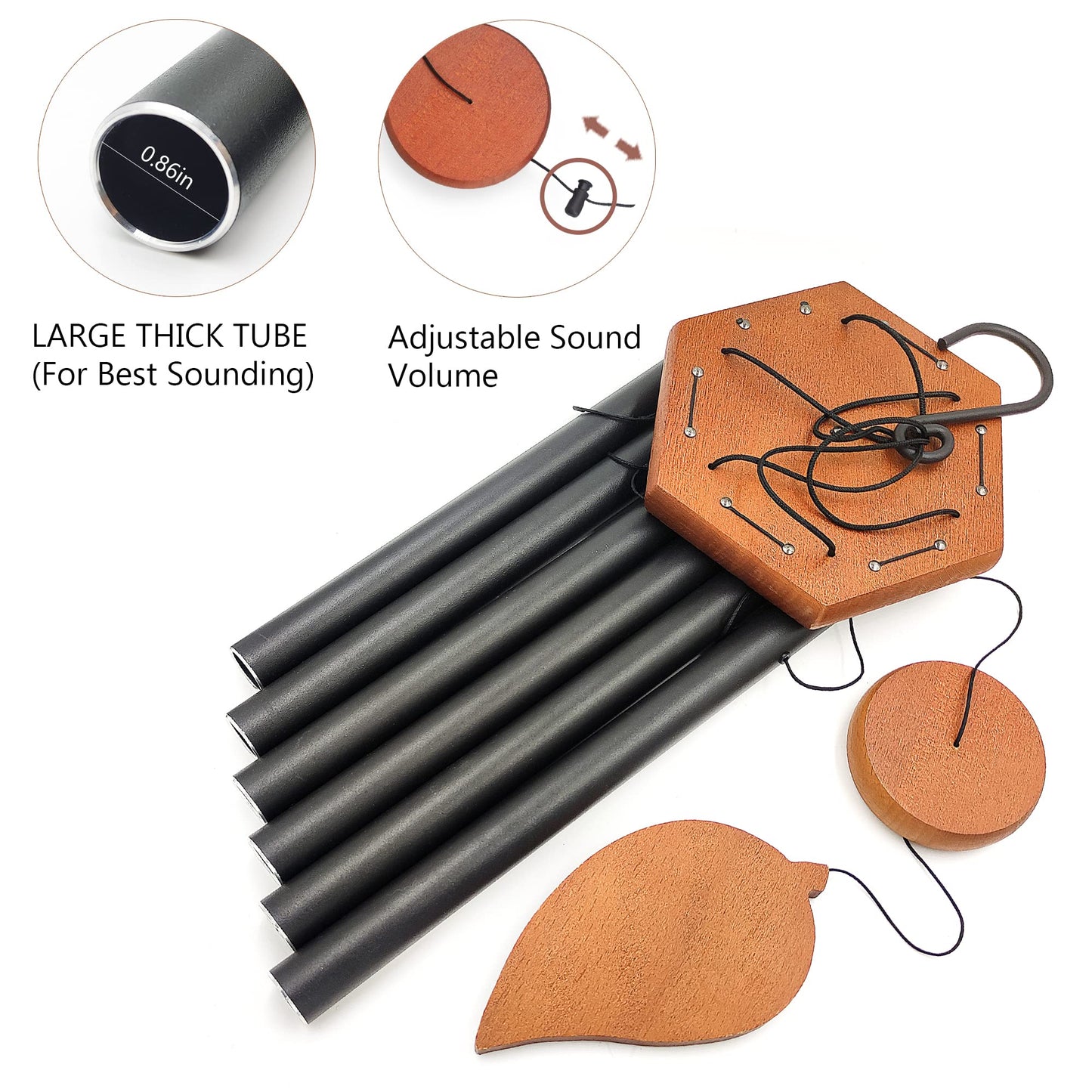 Wind Chimes for Outside Wind Chimes Deep Tone Large Outdoor Clearance Memorial Windchimes Outdoor Decor for Garden, Patio, Yard, Home