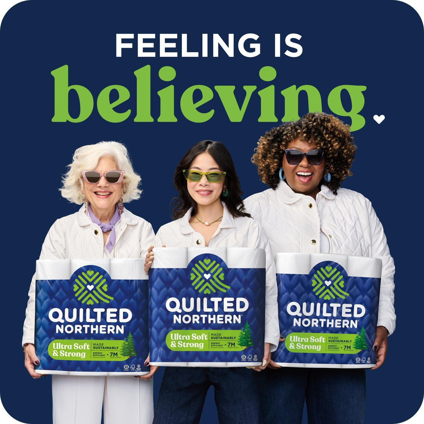 Quilted Northern Ultra Soft & Strong Toilet Paper, 18 Mega Rolls = 72 Regular Rolls, 5X Stronger*, Premium Soft Toilet Tissue