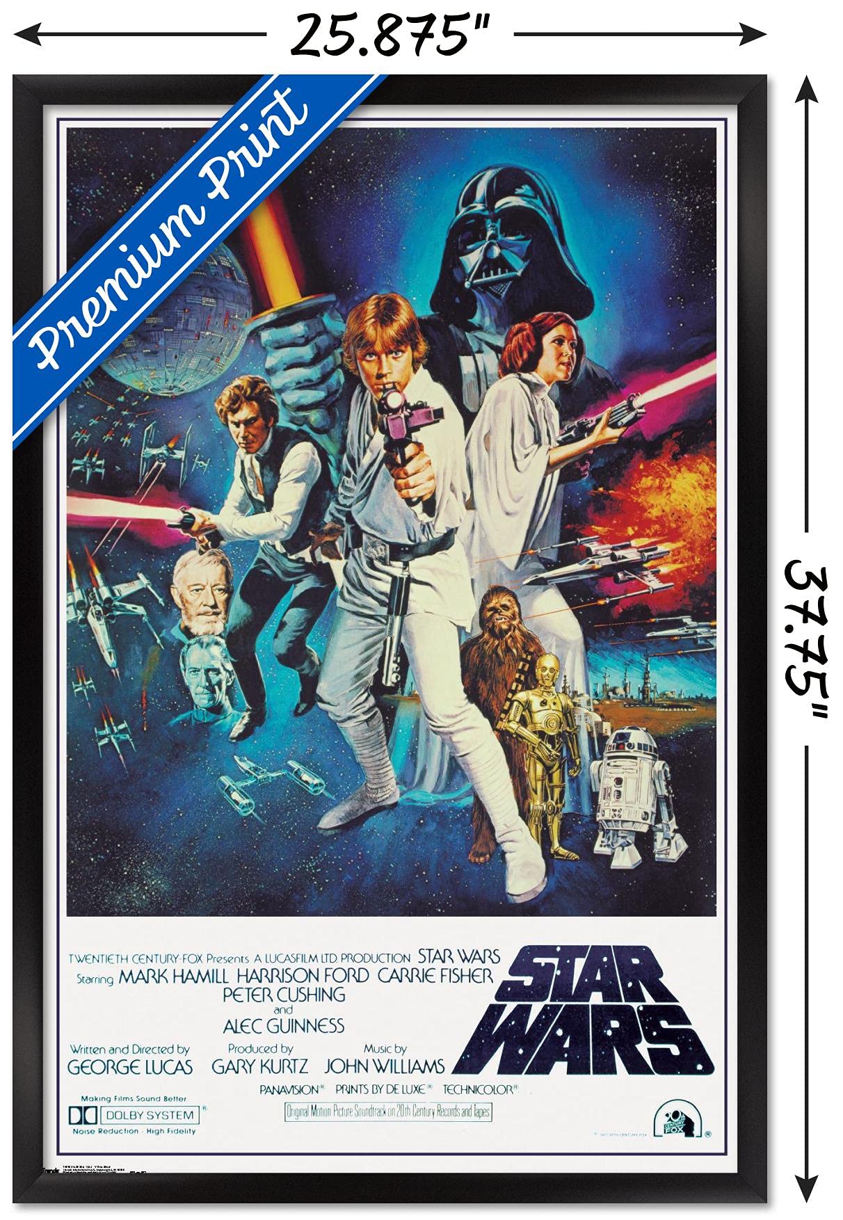 24X36 Star Wars: A New Hope - One Sheet Wall Poster