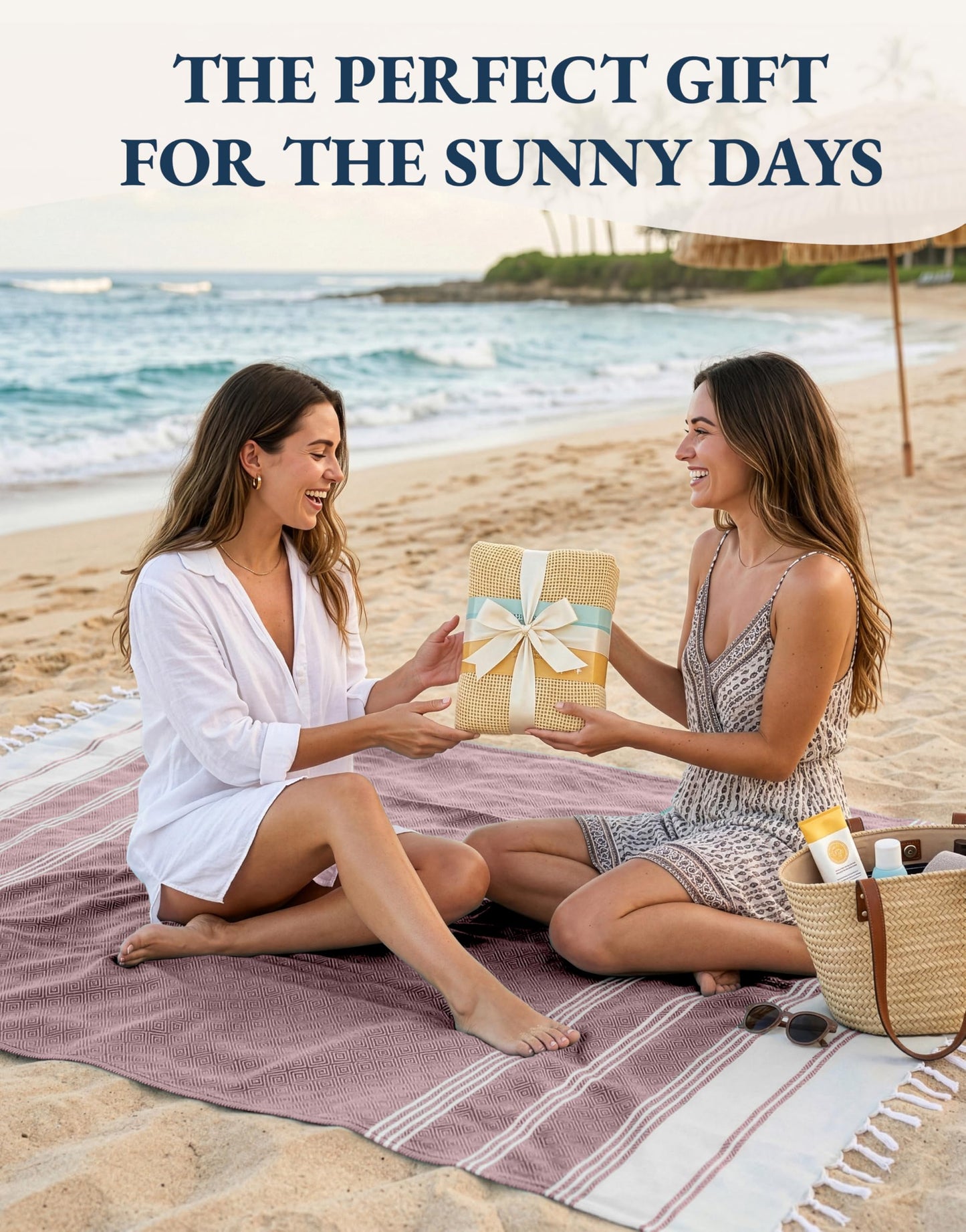 Lane Linen Beach Towels 6 Pack, Oversized Beach Towel, Pre-Washed Large Beach Towel, Stylish Pool Towels for Adults, Quick Dry Beach Towel, Lightweight Travel Towel, 39"x71" - Multi Colors