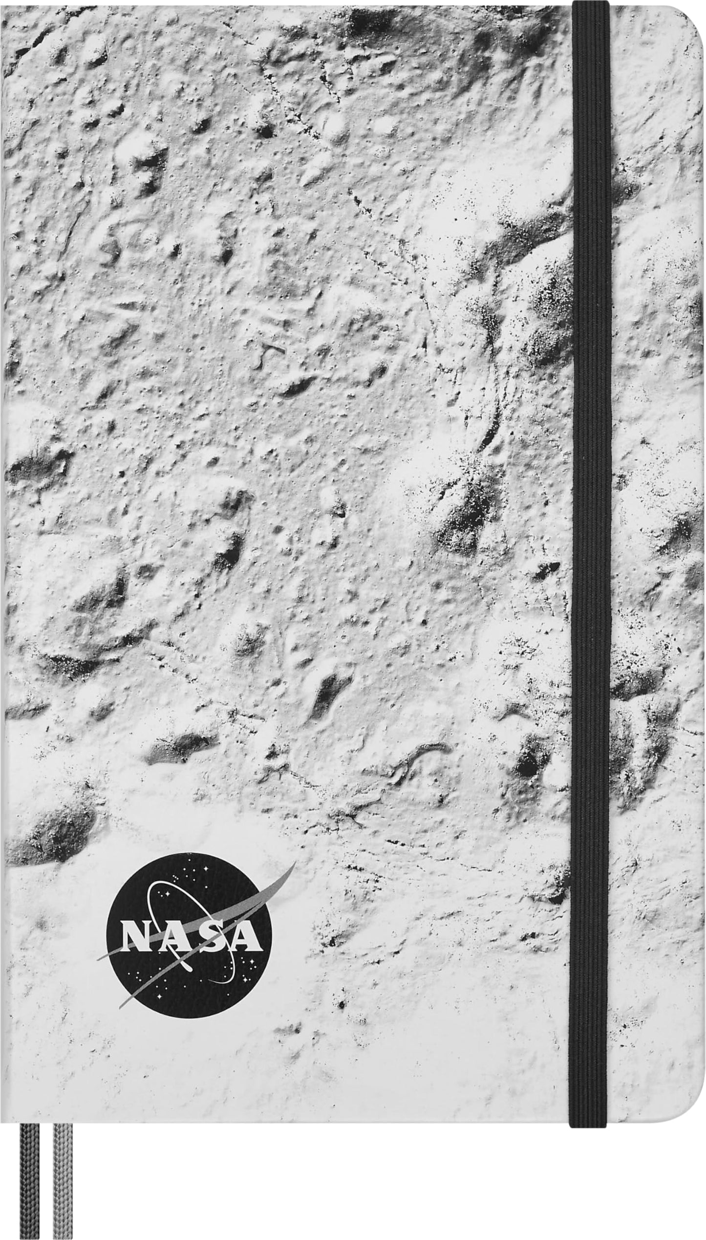 Moleskine Limited Edition NASA-inspired 'Moon surface' Ruled Notebook & Plain Cahier Journal, Large (5" x 8.25"), Light Grey, 176 pages